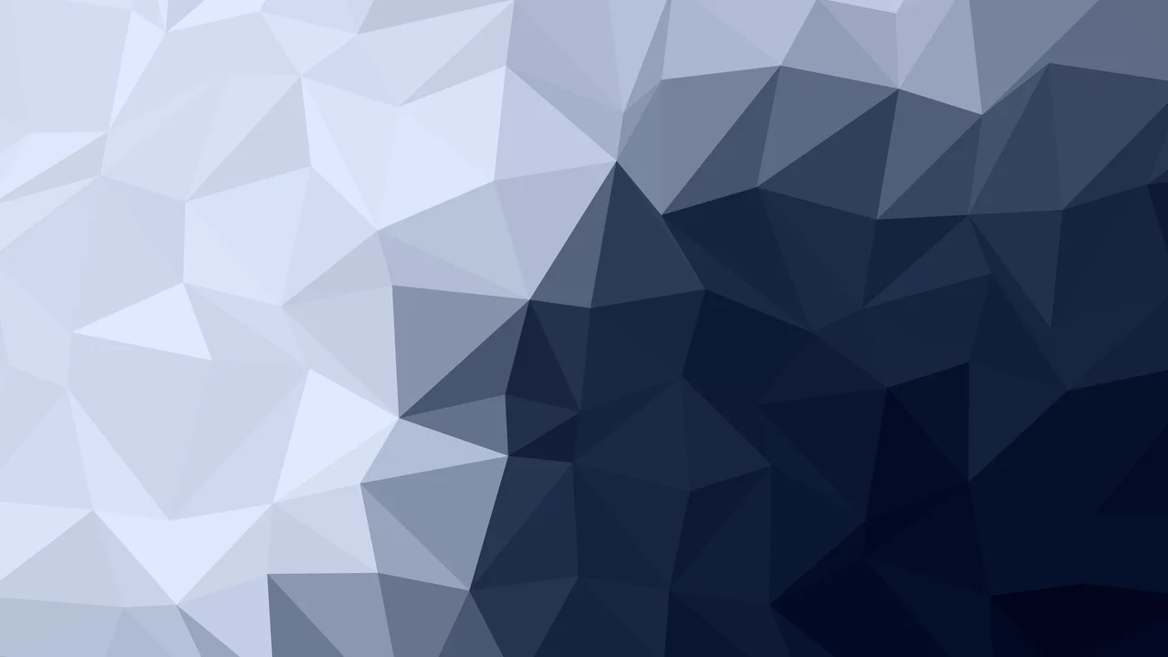 Navy and Ivory Low Poly desktop wallpaper in 4K