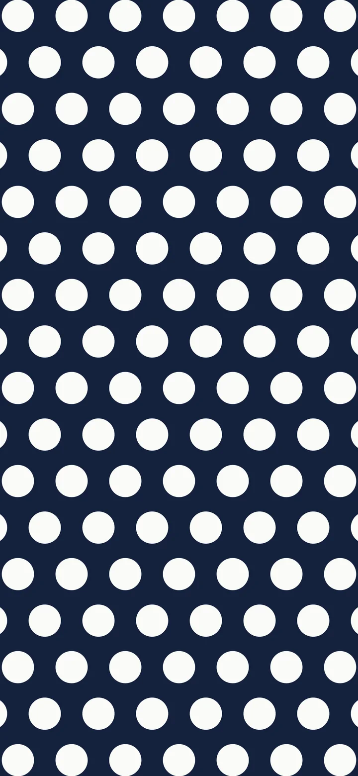 Navy and White Polka Dot wallpaper for iPhone and Android