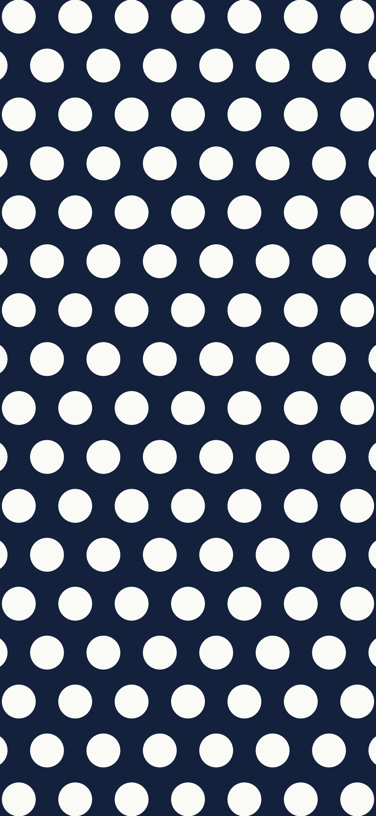 Navy and White Polka Dot wallpaper for iPhone and Android