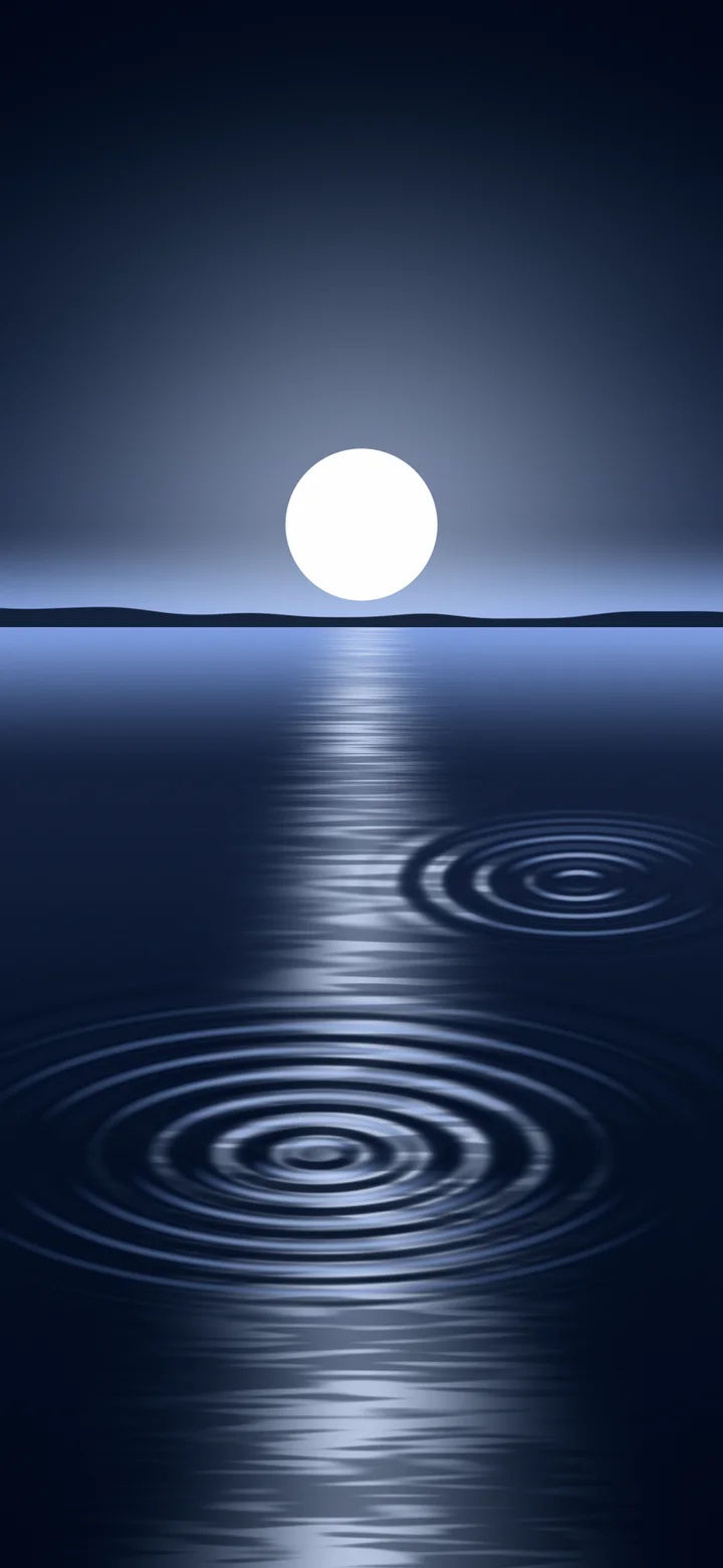 Navy Calm Water Ripples wallpaper for iPhone and Android