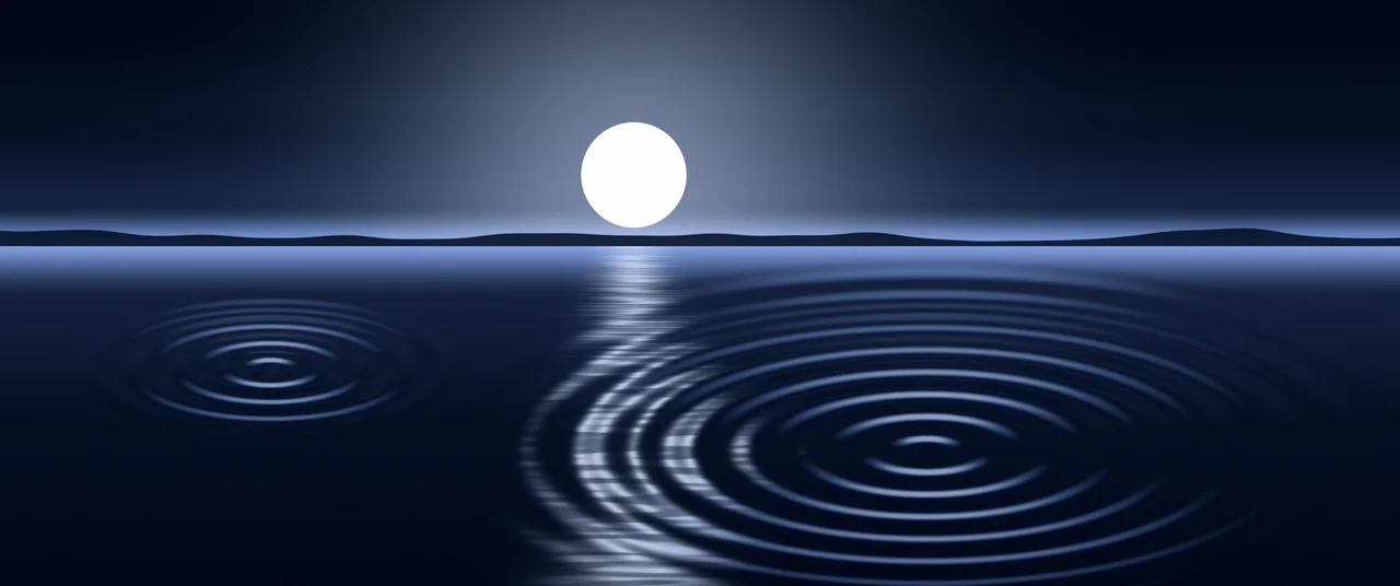 Navy Calm Water Ripples ultrawide wallpaper, 3440 × 1440