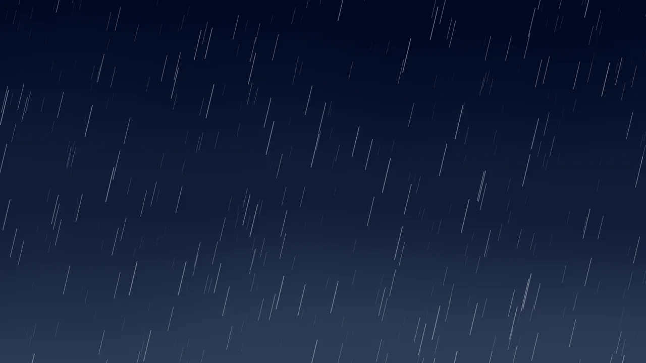 Navy Falling Rain desktop wallpaper in 4K