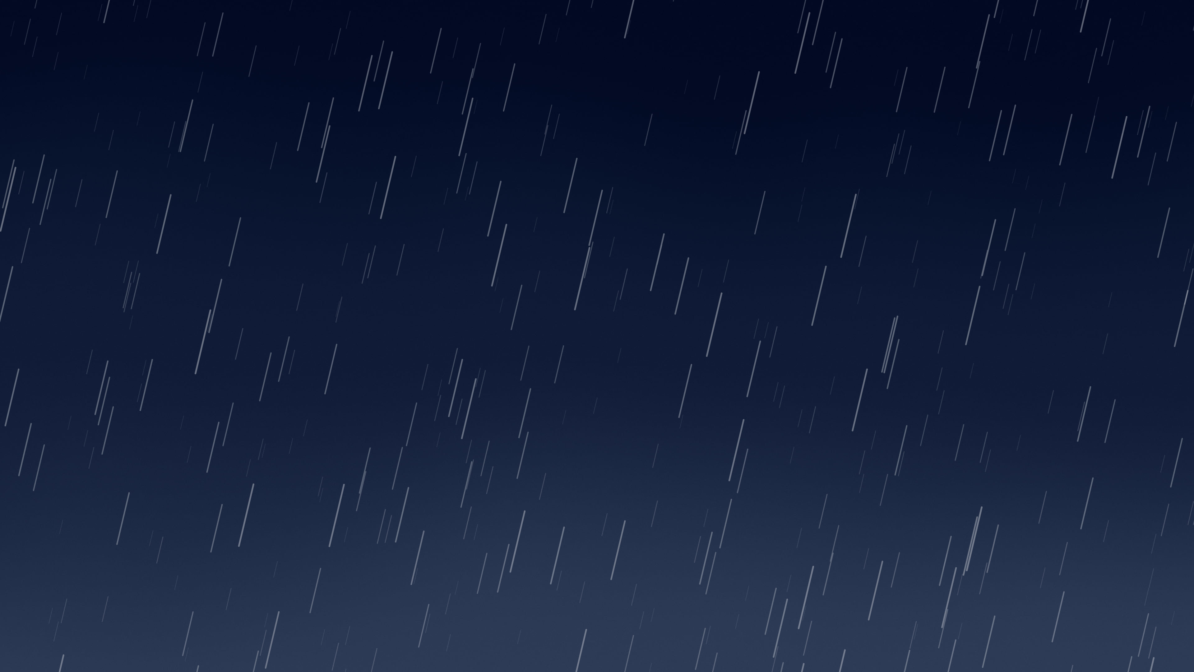 Navy Falling Rain desktop wallpaper in 4K