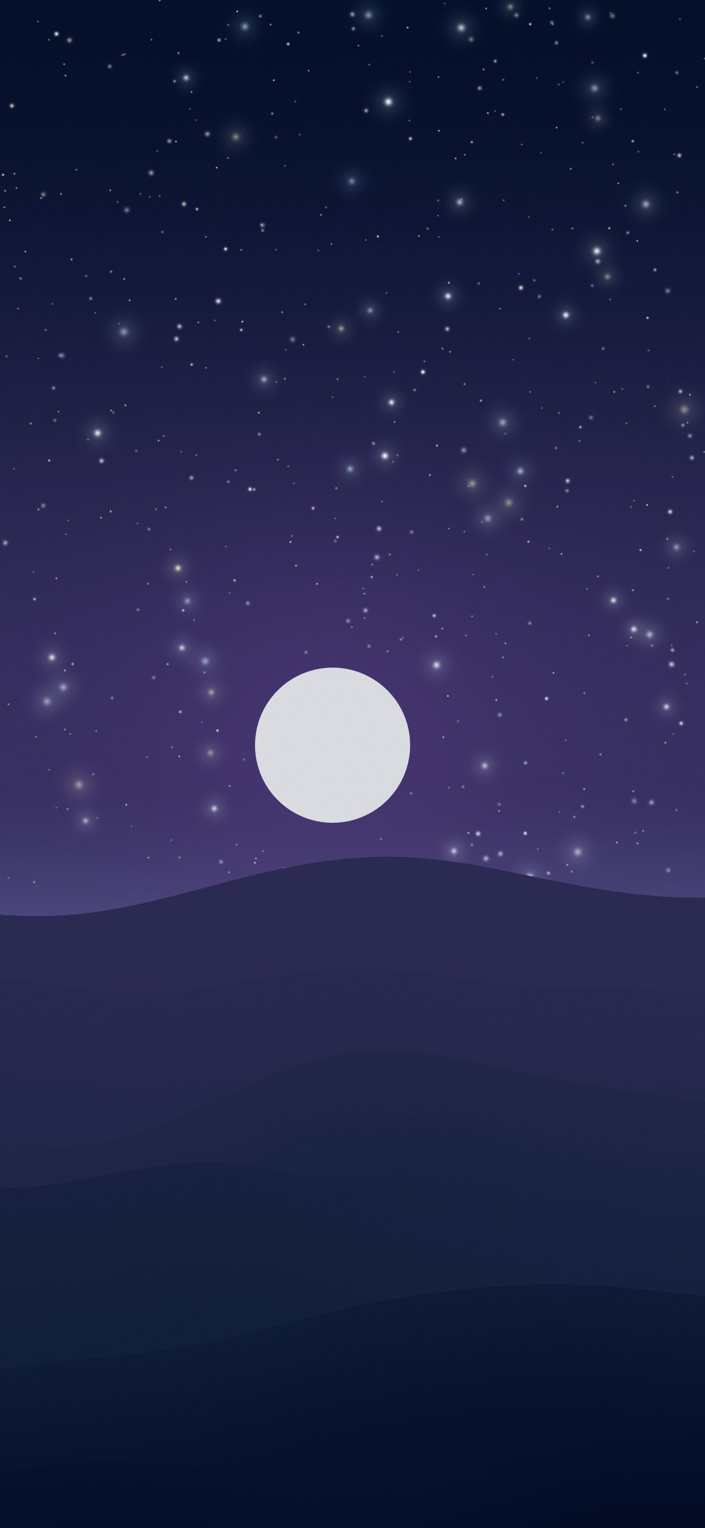 Navy Minimalist Desert Dunes wallpaper for iPhone and Android