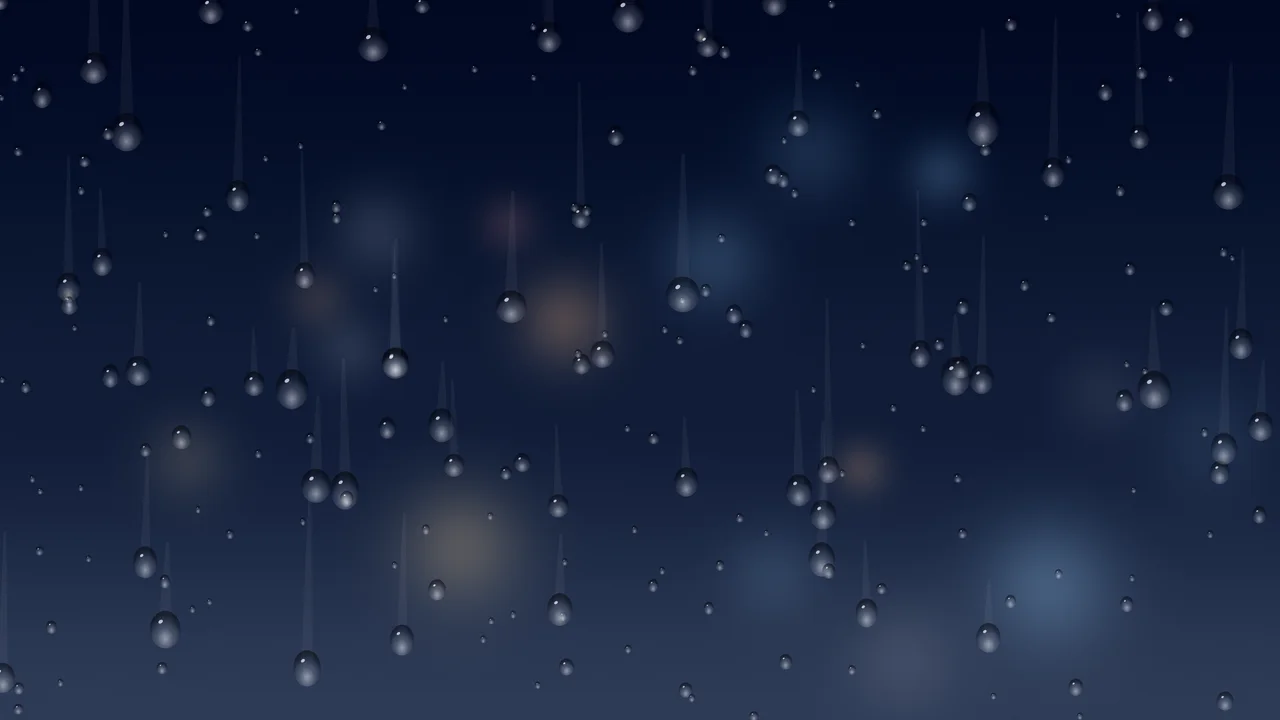 Navy Rainy Window desktop wallpaper in 4K