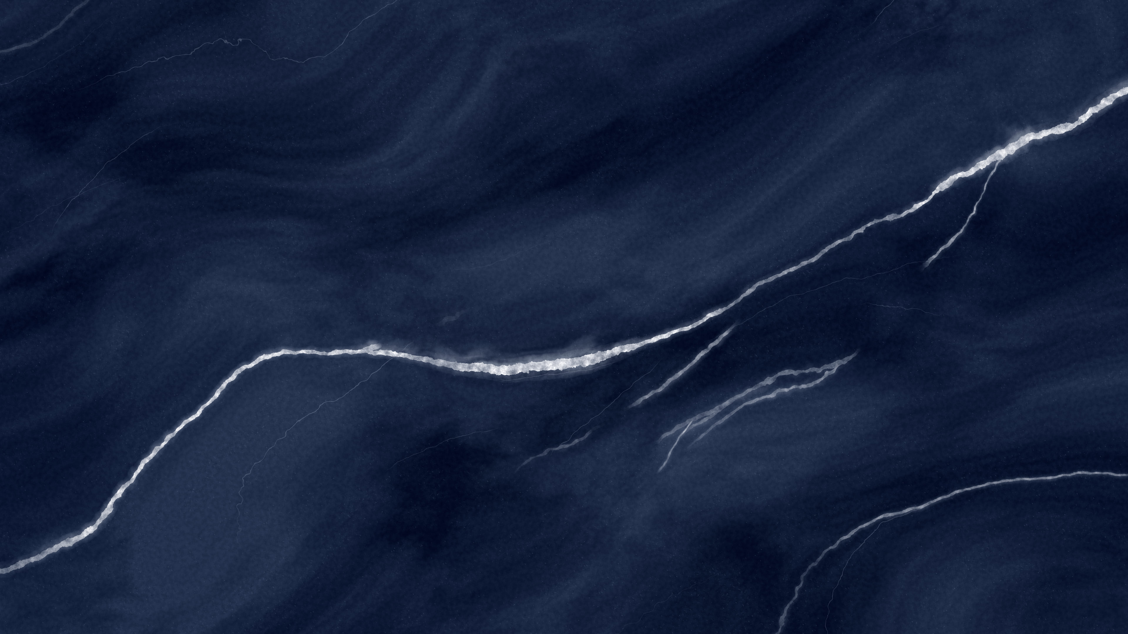 Navy Veined Marble desktop wallpaper in 4K