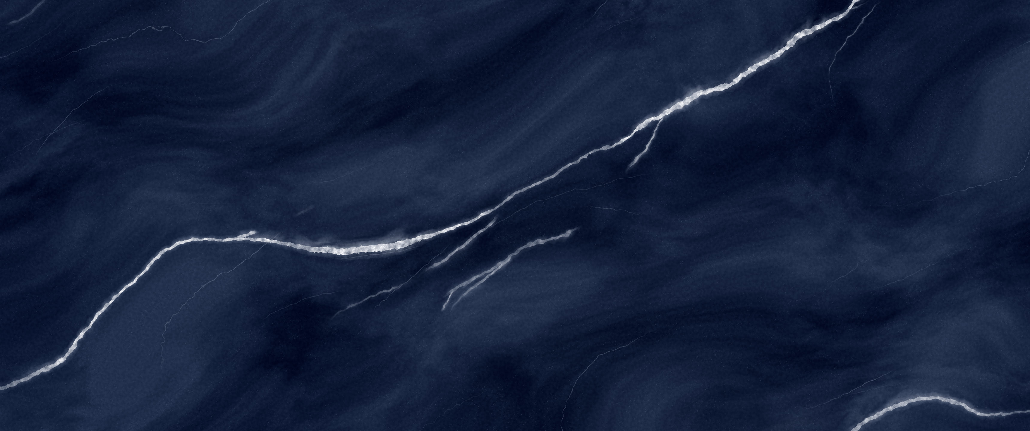 Navy Veined Marble ultrawide wallpaper, 3440 × 1440