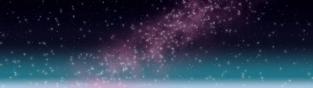 Neon Cyber Milky Way Galaxy dual monitor wallpaper, 7680 × 2160