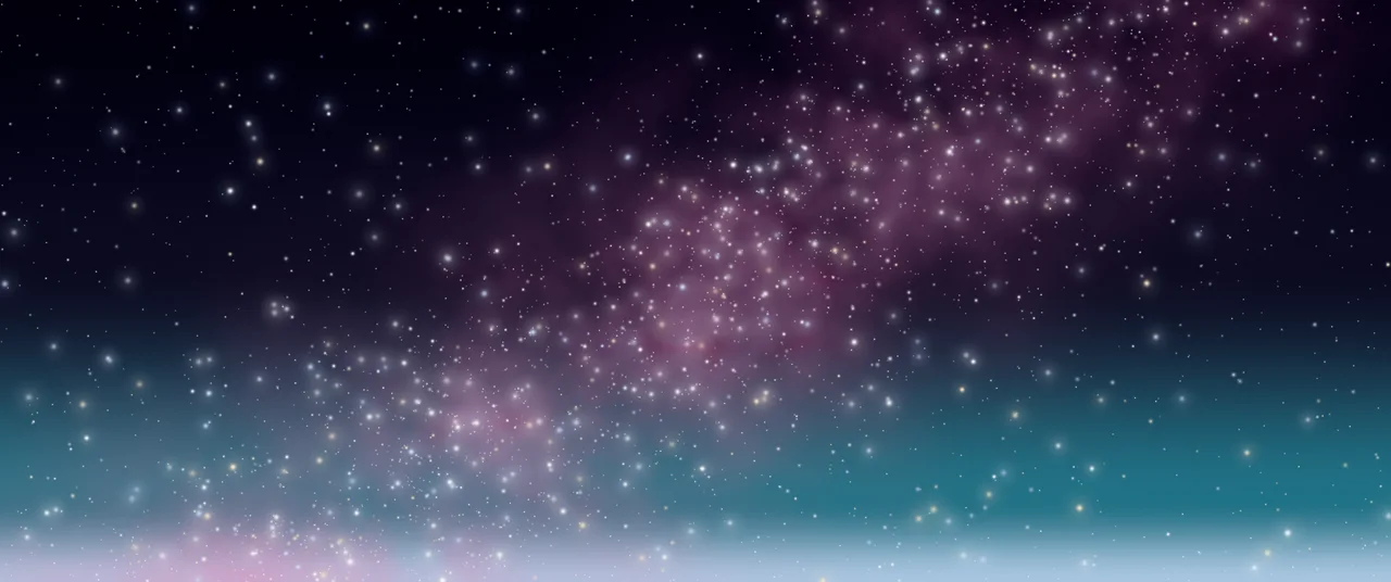 Neon Cyber Milky Way Galaxy ultrawide wallpaper, 3440 × 1440