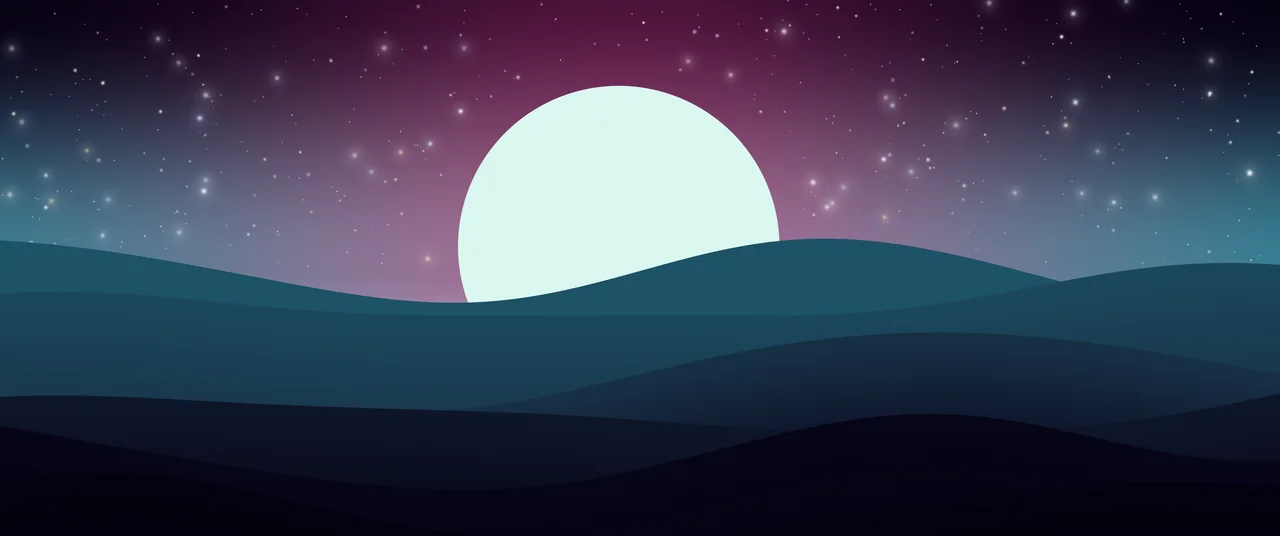 Neon Cyber Minimalist Sunset Hills ultrawide wallpaper, 3440 × 1440