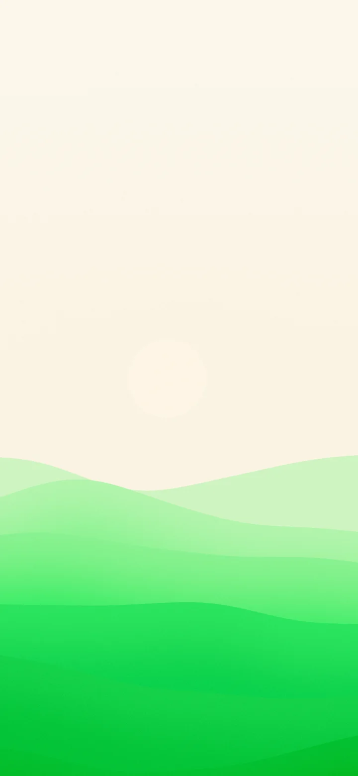 Neon Green and Cream Minimalist Desert Dunes wallpaper for iPhone and Android
