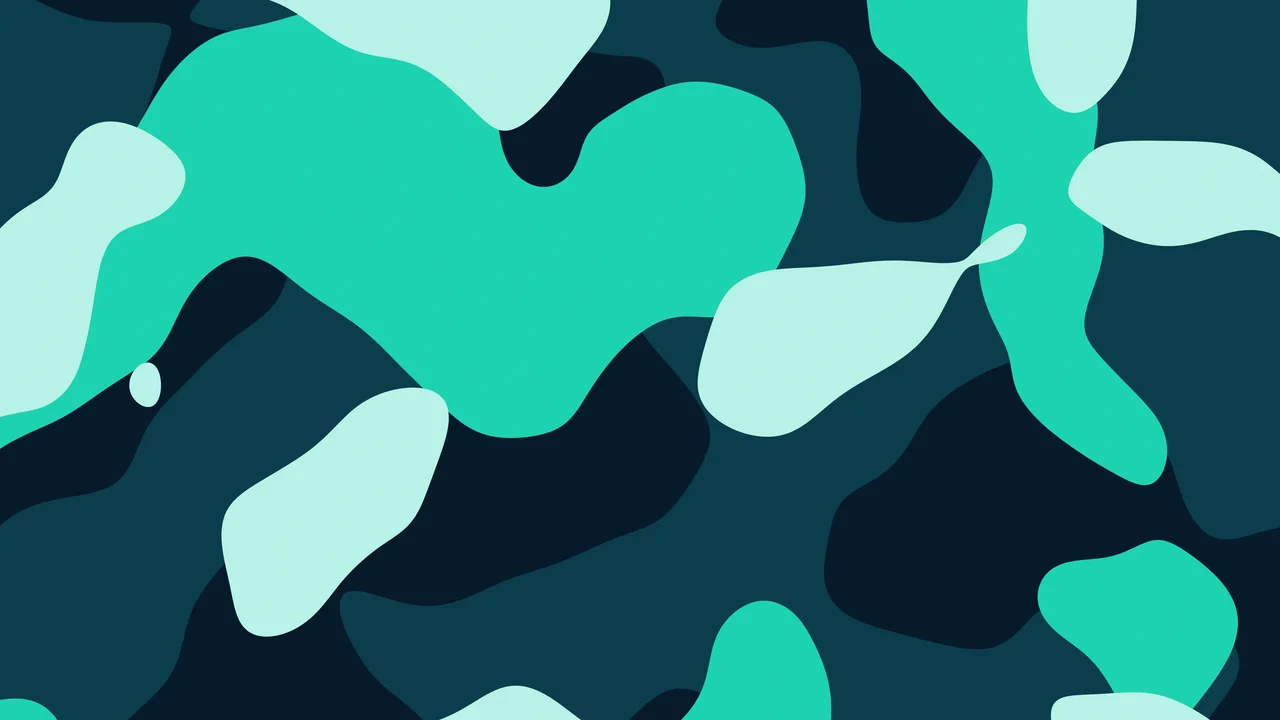 Northern Lights Camo desktop wallpaper in 4K