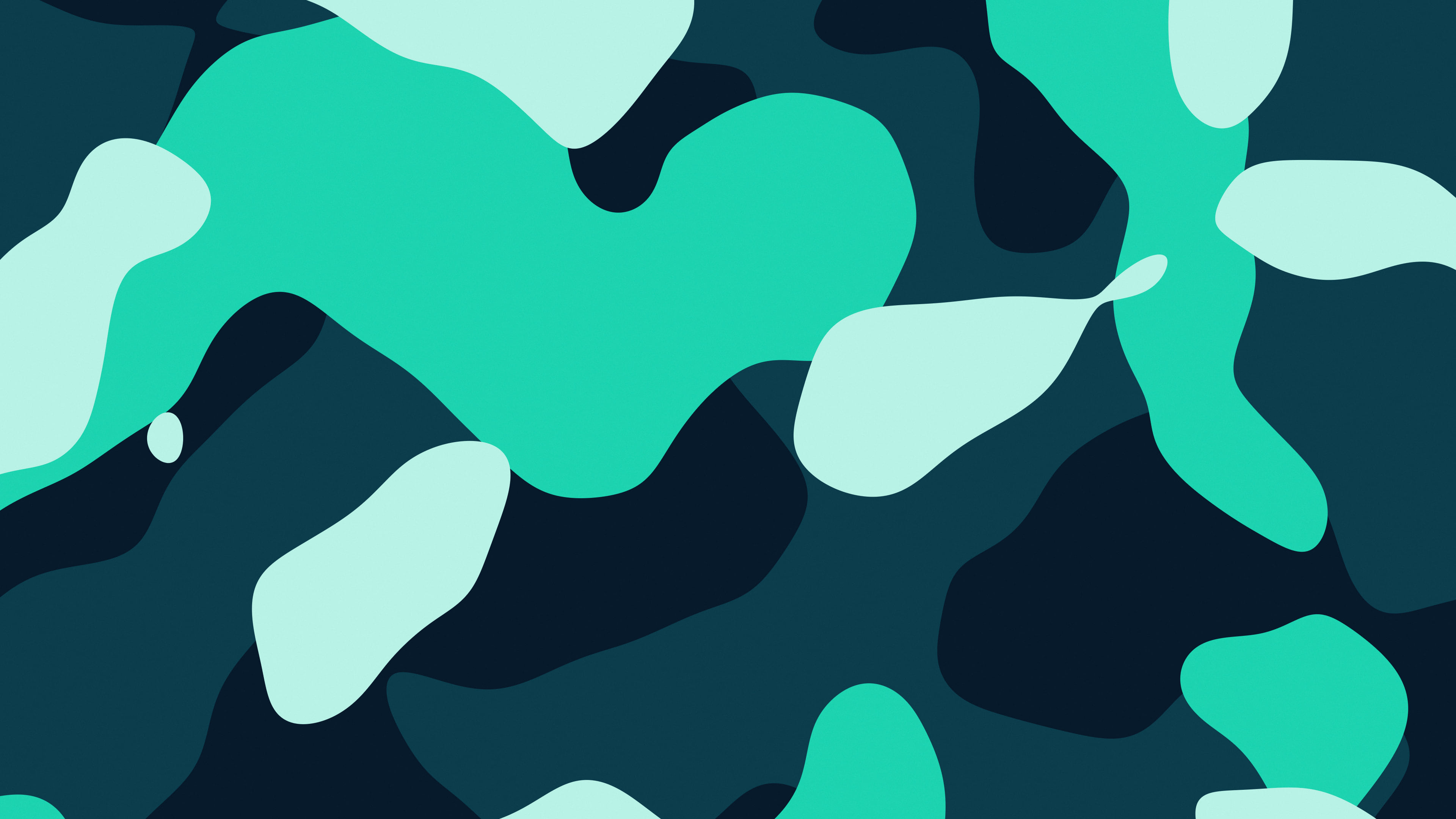 Northern Lights Camo desktop wallpaper in 4K