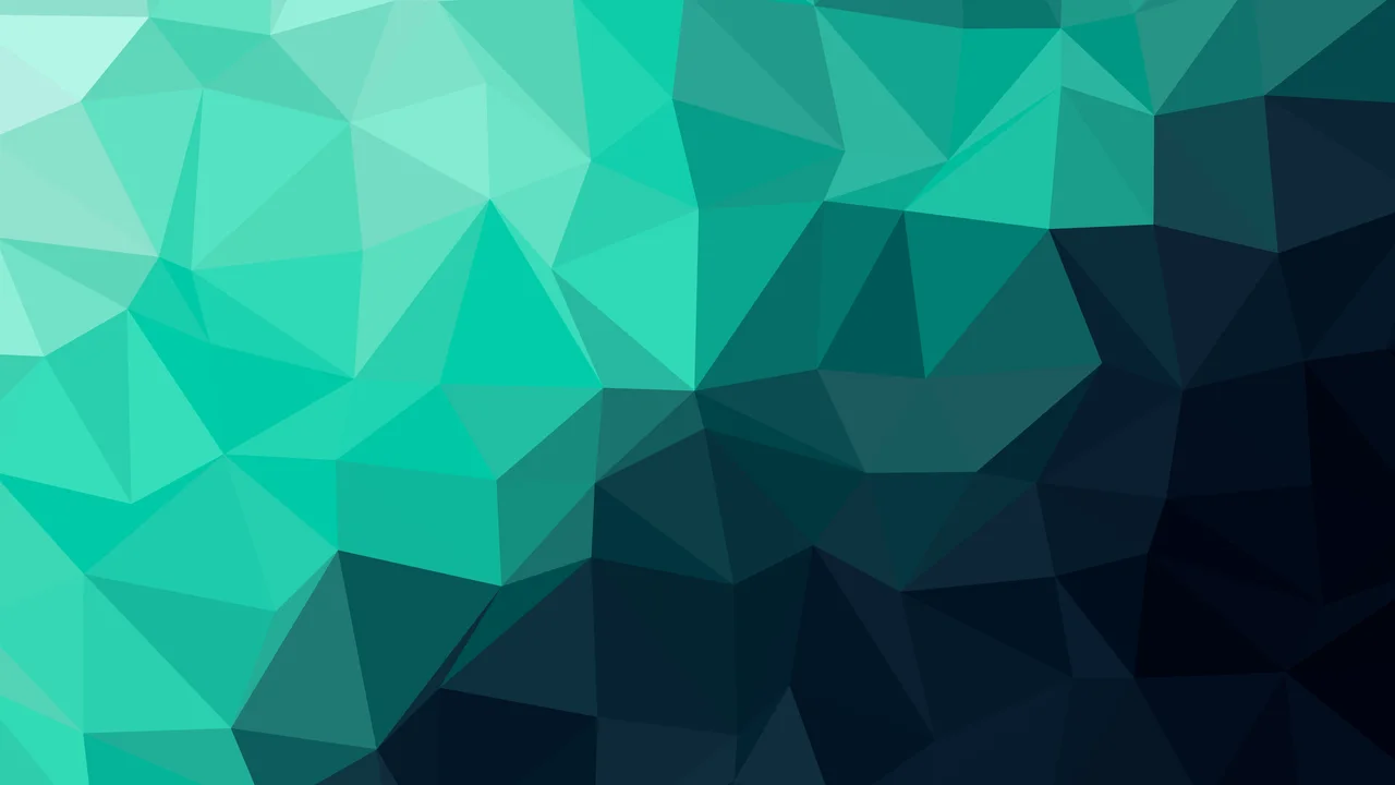 Northern Lights Low Poly desktop wallpaper in 4K