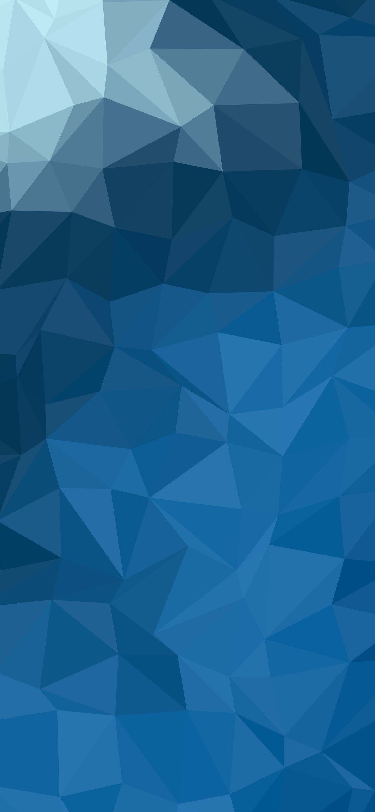 Ocean Blue Low Poly wallpaper for iPhone and Android