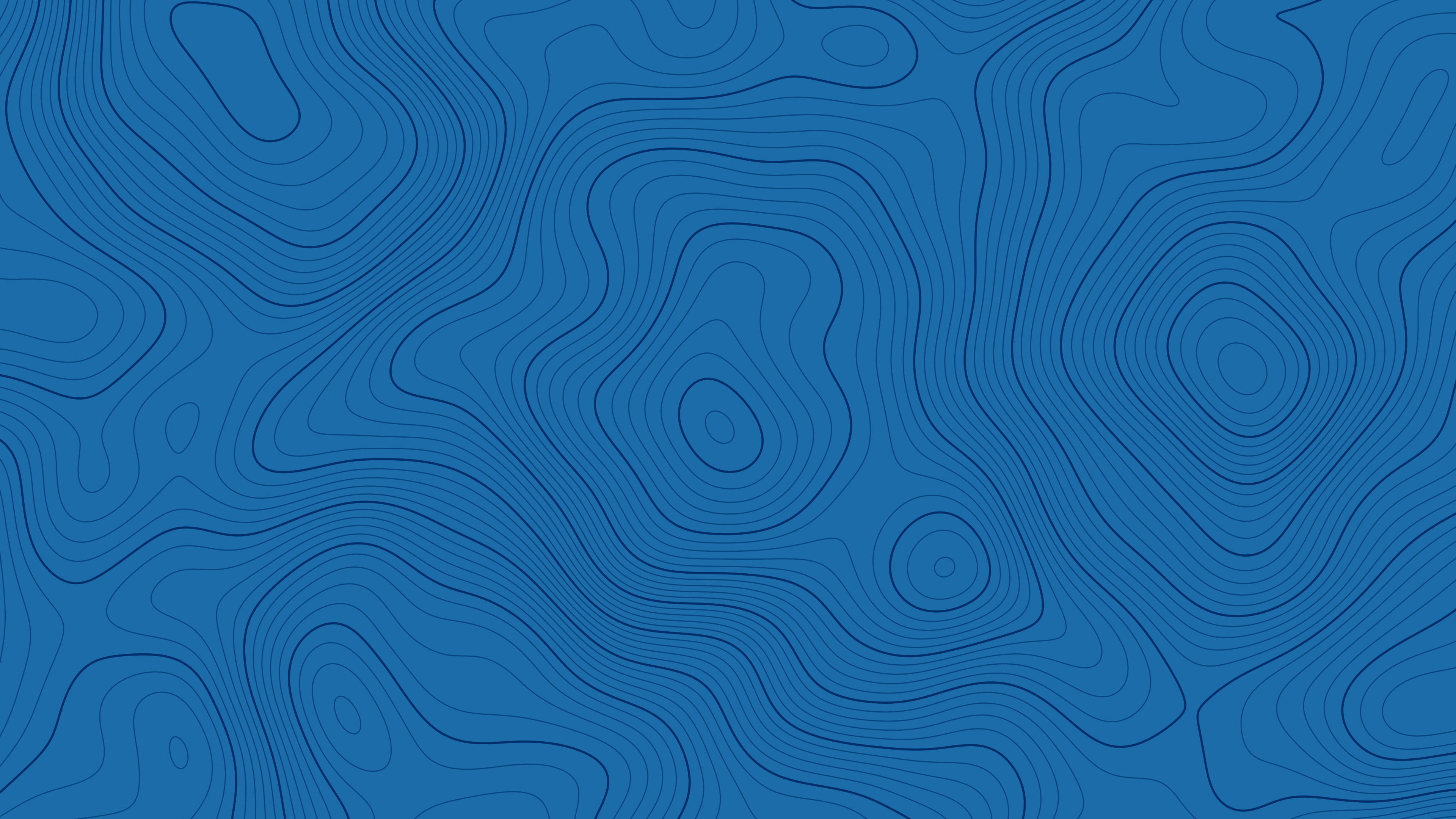 Ocean Blue Topographic Line desktop wallpaper in 4K