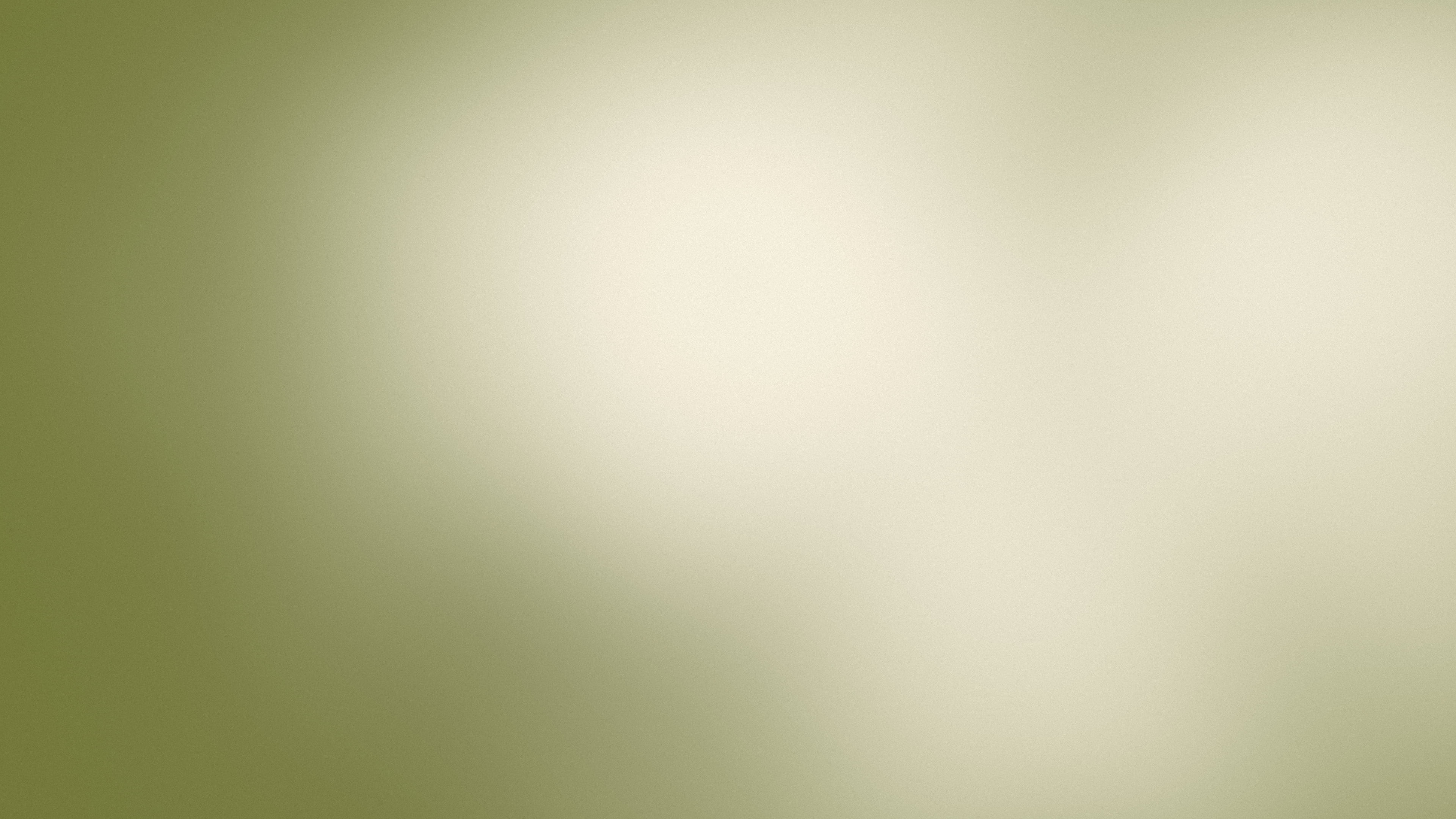 Olive and Cream Dreamy Aura Gradient desktop wallpaper in 4K