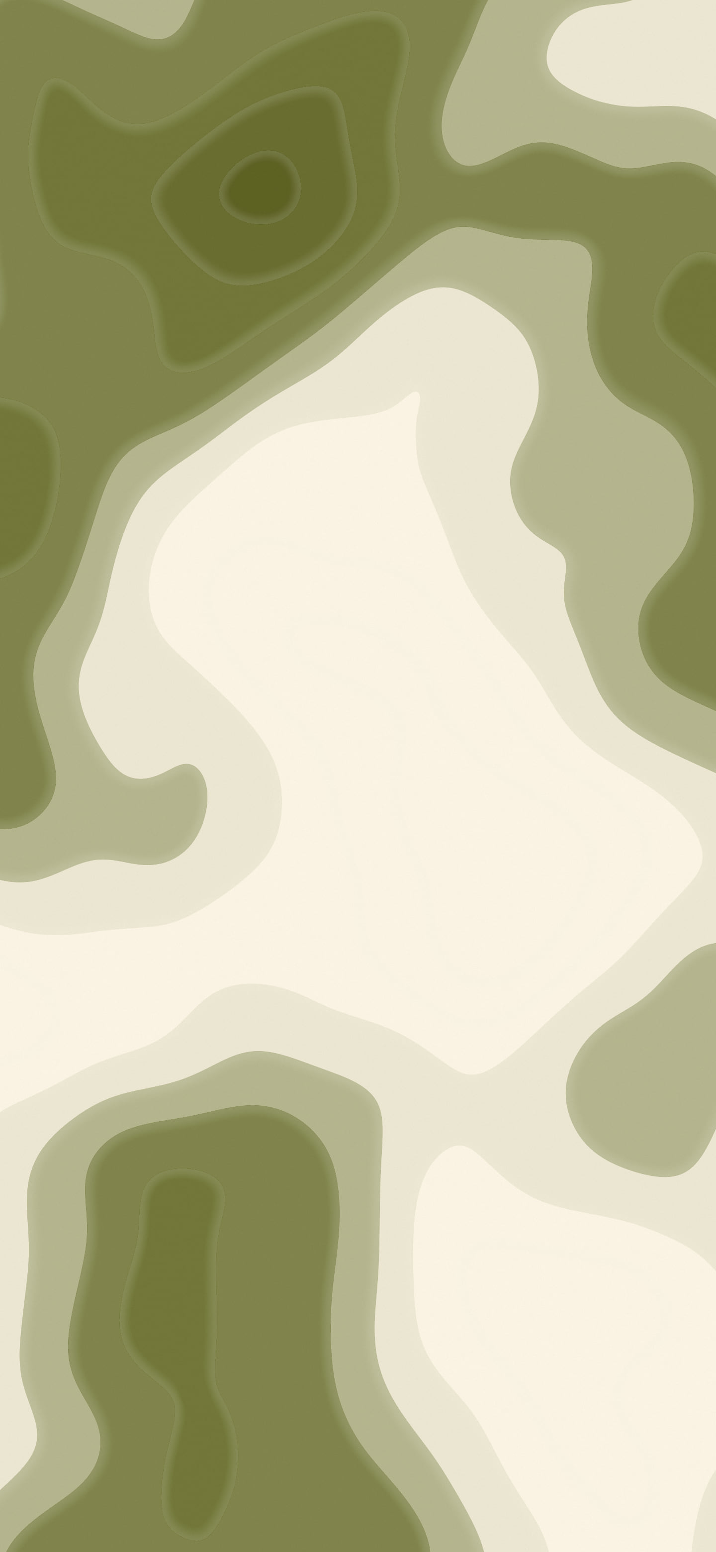 Olive and Cream Layered Topographic wallpaper for iPhone and Android