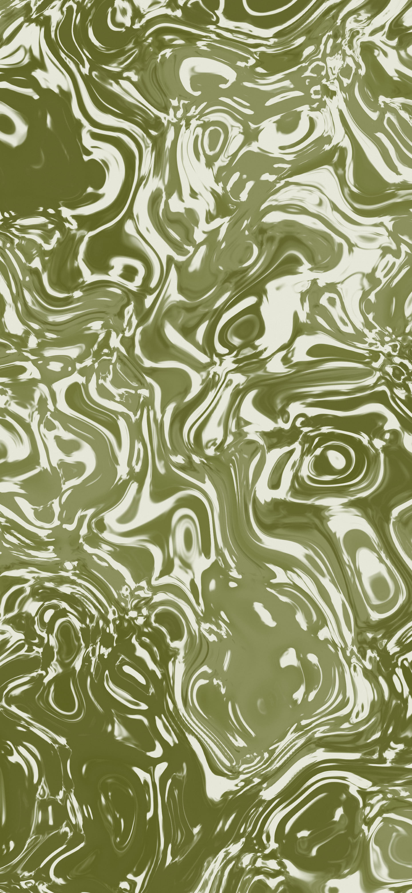 Olive and Cream Liquid Marble wallpaper for iPhone and Android