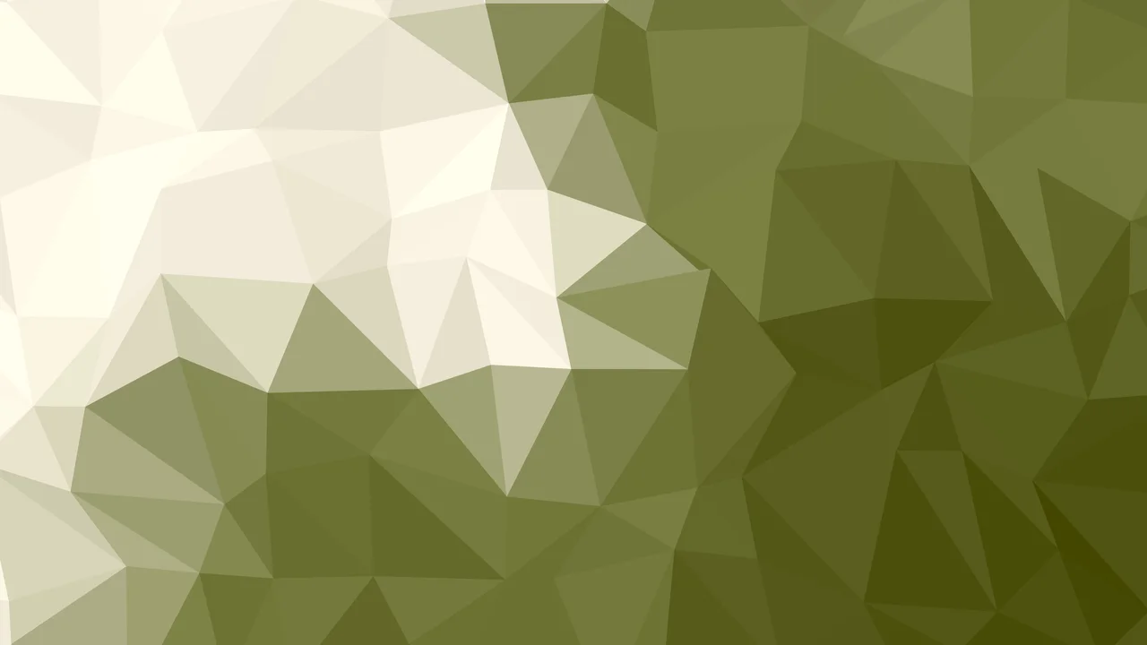 Olive and Cream Low Poly desktop wallpaper in 4K