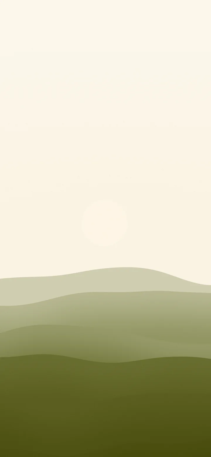 Olive and Cream Minimalist Desert Dunes wallpaper for iPhone and Android