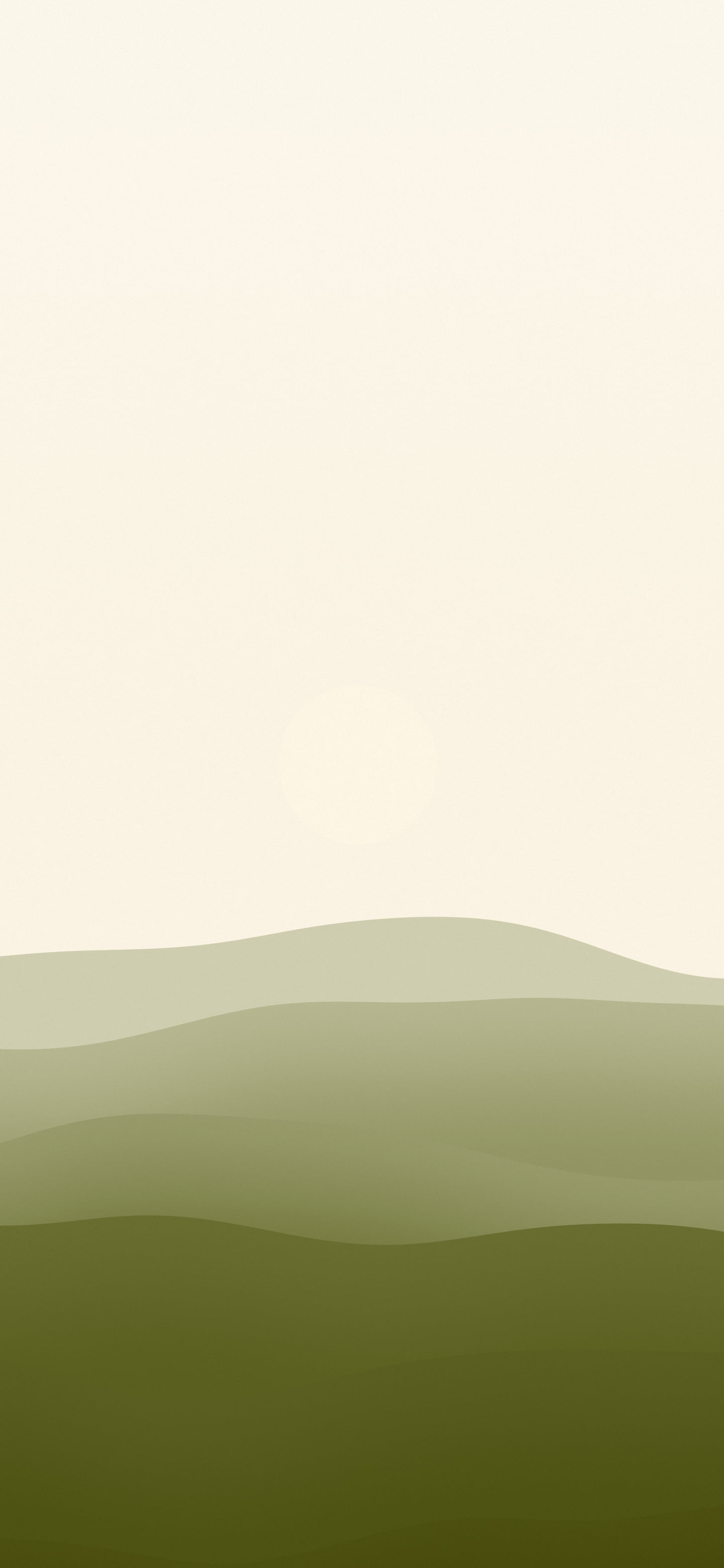 Olive and Cream Minimalist Desert Dunes wallpaper for iPhone and Android