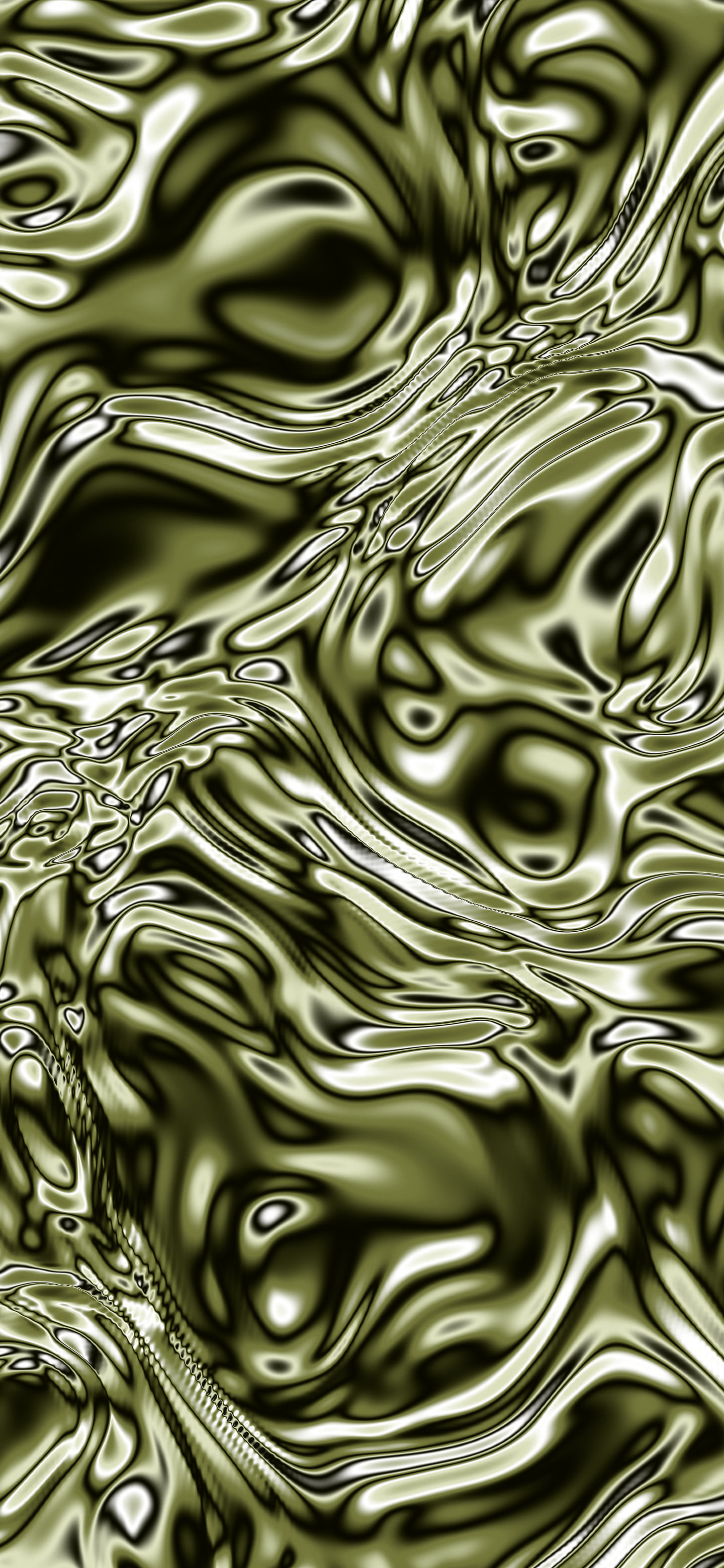 Olive Liquid Chrome wallpaper for iPhone and Android