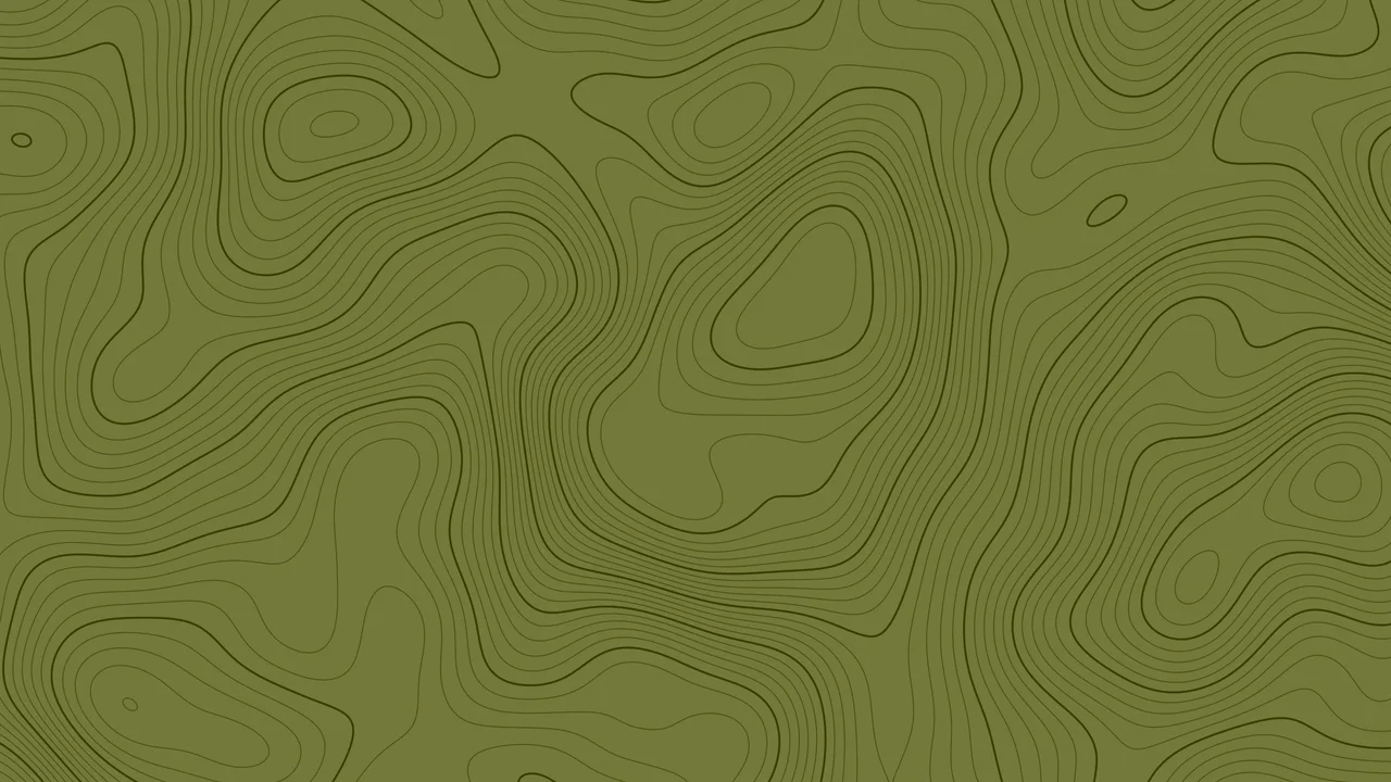 Olive Topographic Line desktop wallpaper in 4K