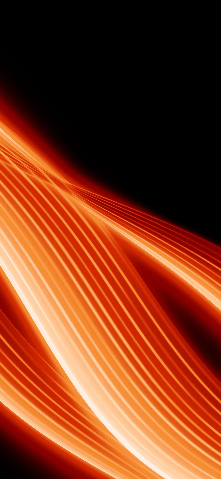 Orange Abstract Light Streams wallpaper for iPhone and Android