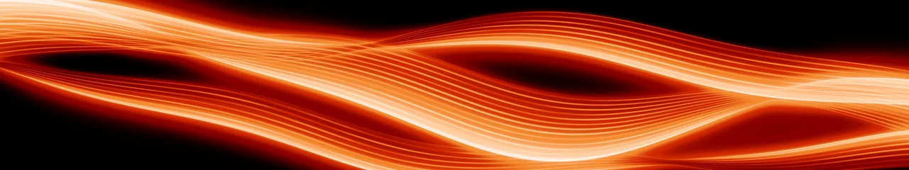 Orange Abstract Light Streams triple monitor wallpaper, 7680 × 1440