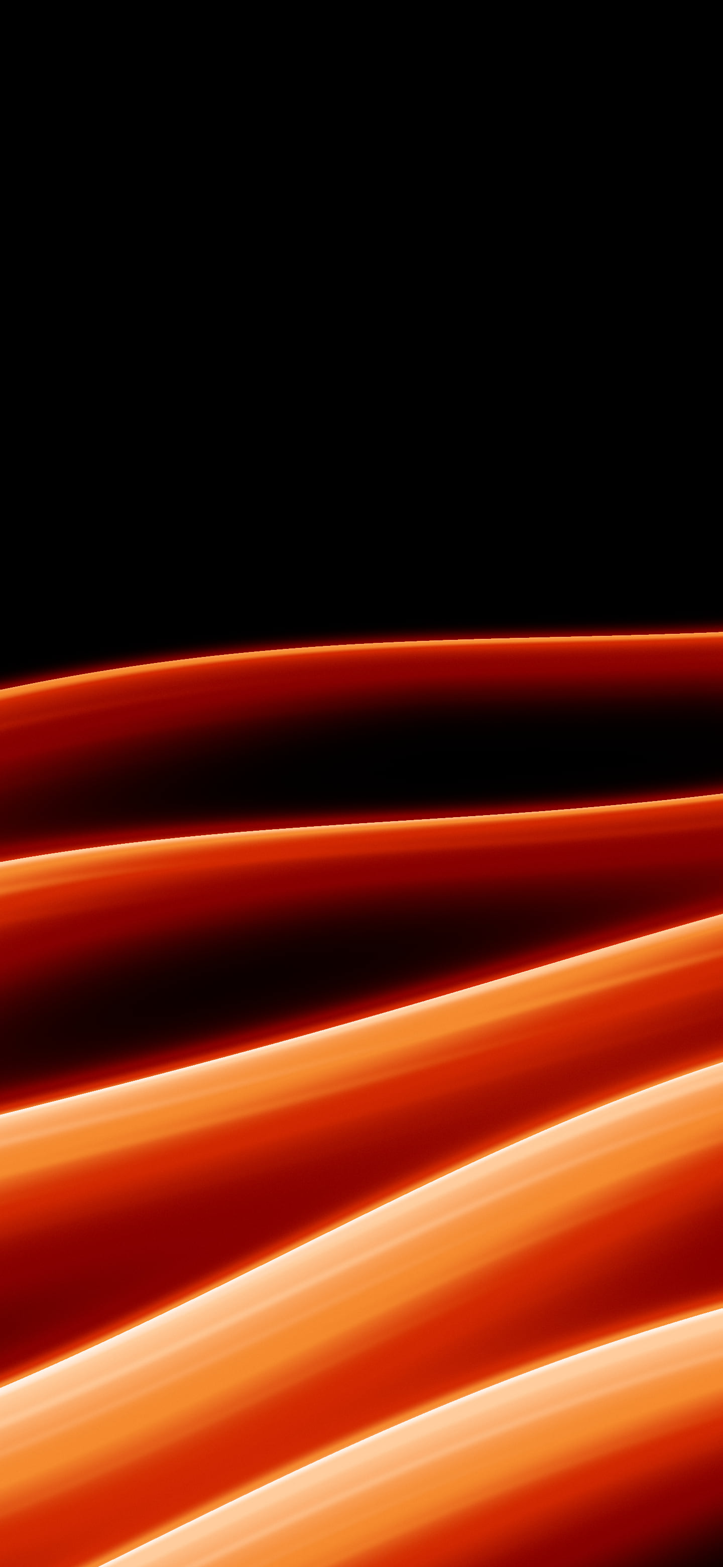 Orange Abstract Wave wallpaper for iPhone and Android
