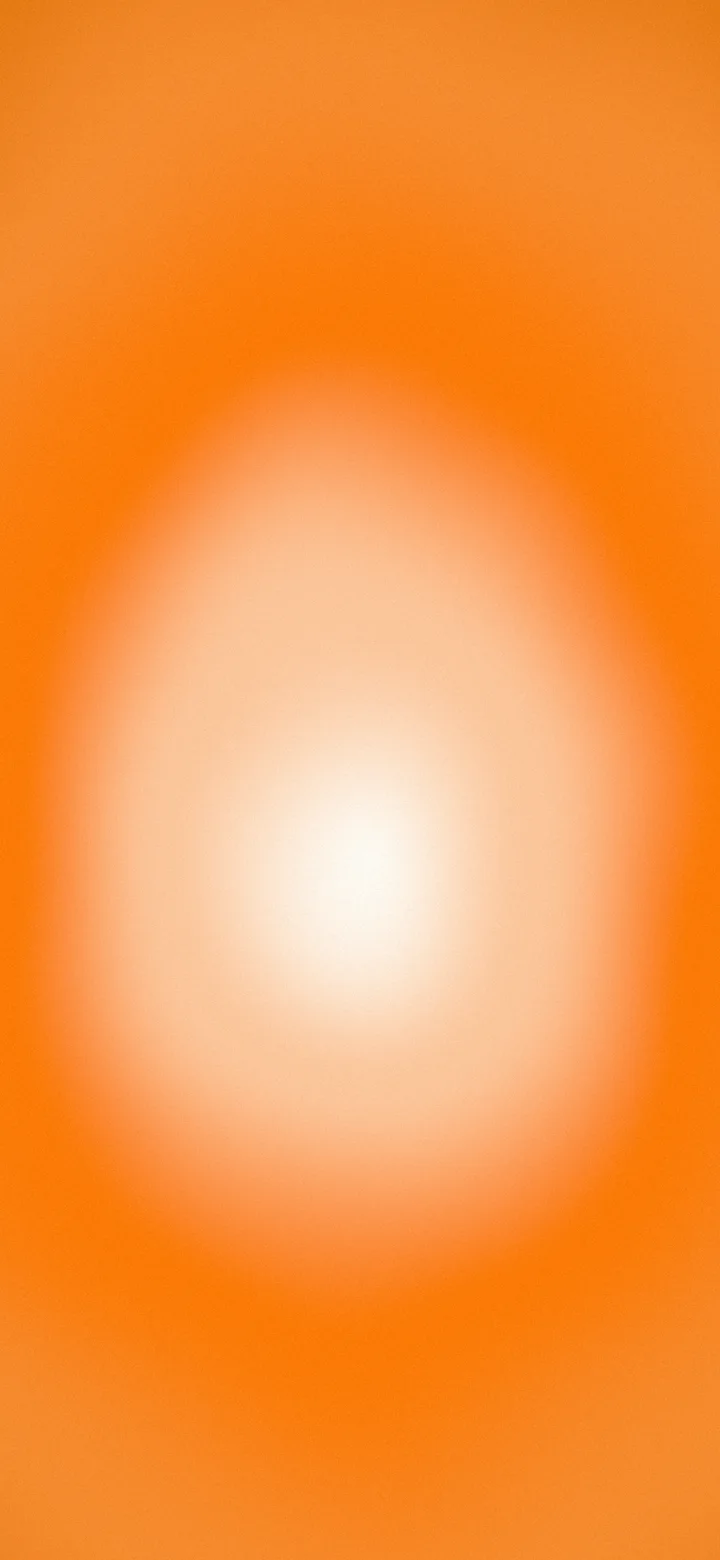 Orange and Cream Aura Gradient wallpaper for iPhone and Android