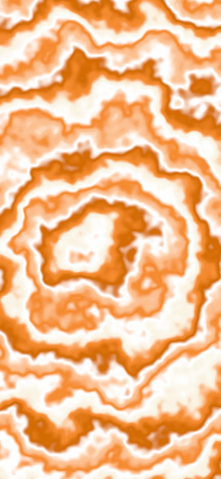 Orange and Cream Bullseye Tie Dye wallpaper for iPhone and Android