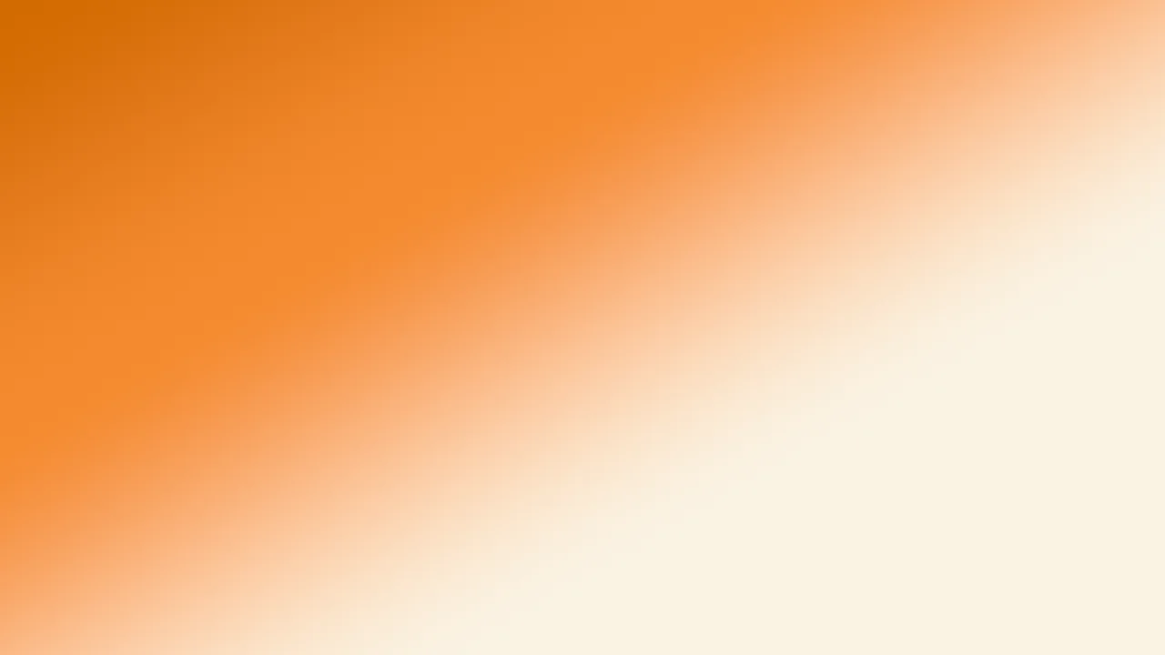 Orange and Cream Diagonal Ombre Gradient desktop wallpaper in 4K