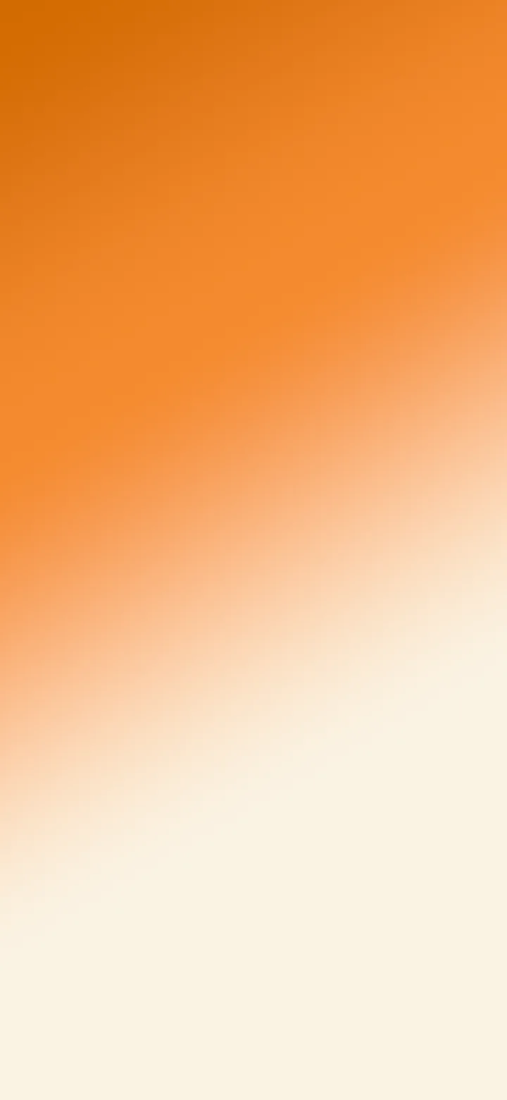 Orange and Cream Diagonal Ombre Gradient wallpaper for iPhone and Android