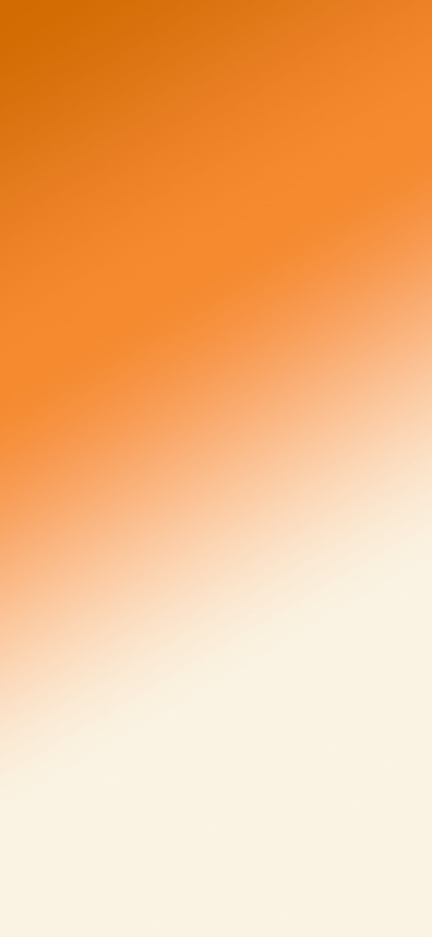 Orange and Cream Diagonal Ombre Gradient wallpaper for iPhone and Android