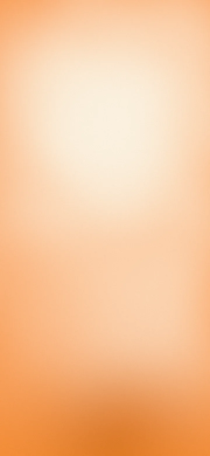Orange and Cream Dreamy Aura Gradient wallpaper for iPhone and Android
