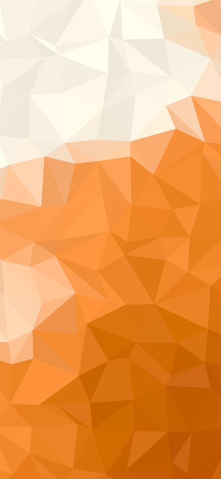 Orange and Cream Low Poly wallpaper for iPhone and Android