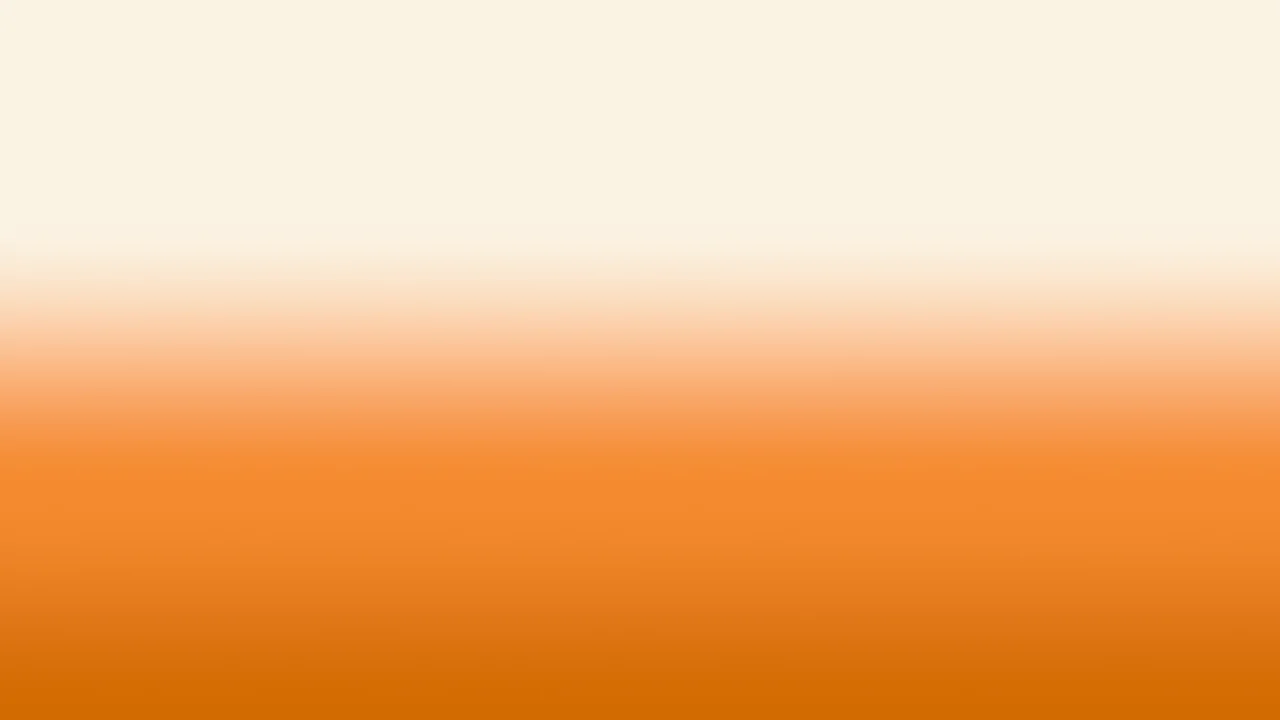 Orange and Cream Ombre Gradient desktop wallpaper in 4K