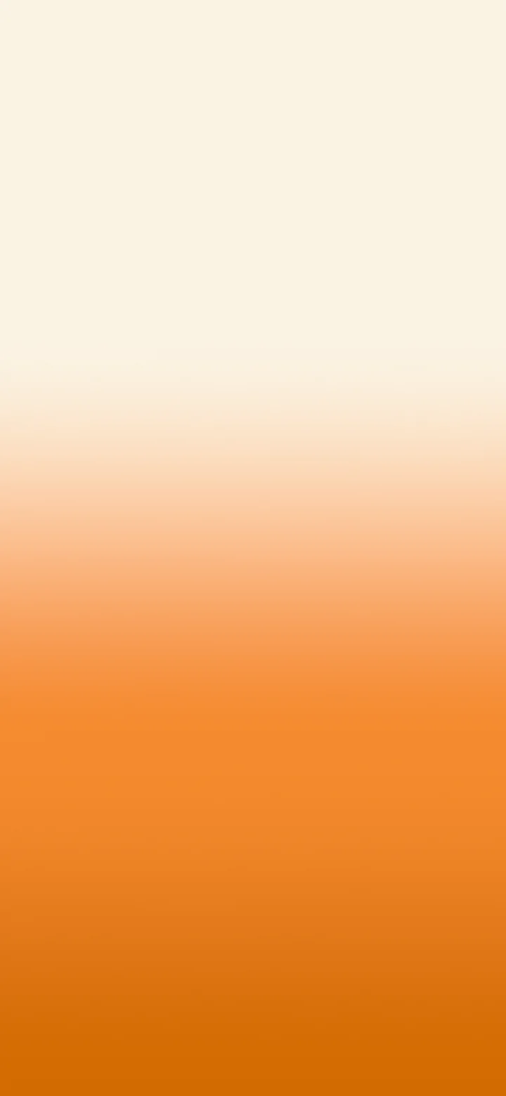 Orange and Cream Ombre Gradient wallpaper for iPhone and Android