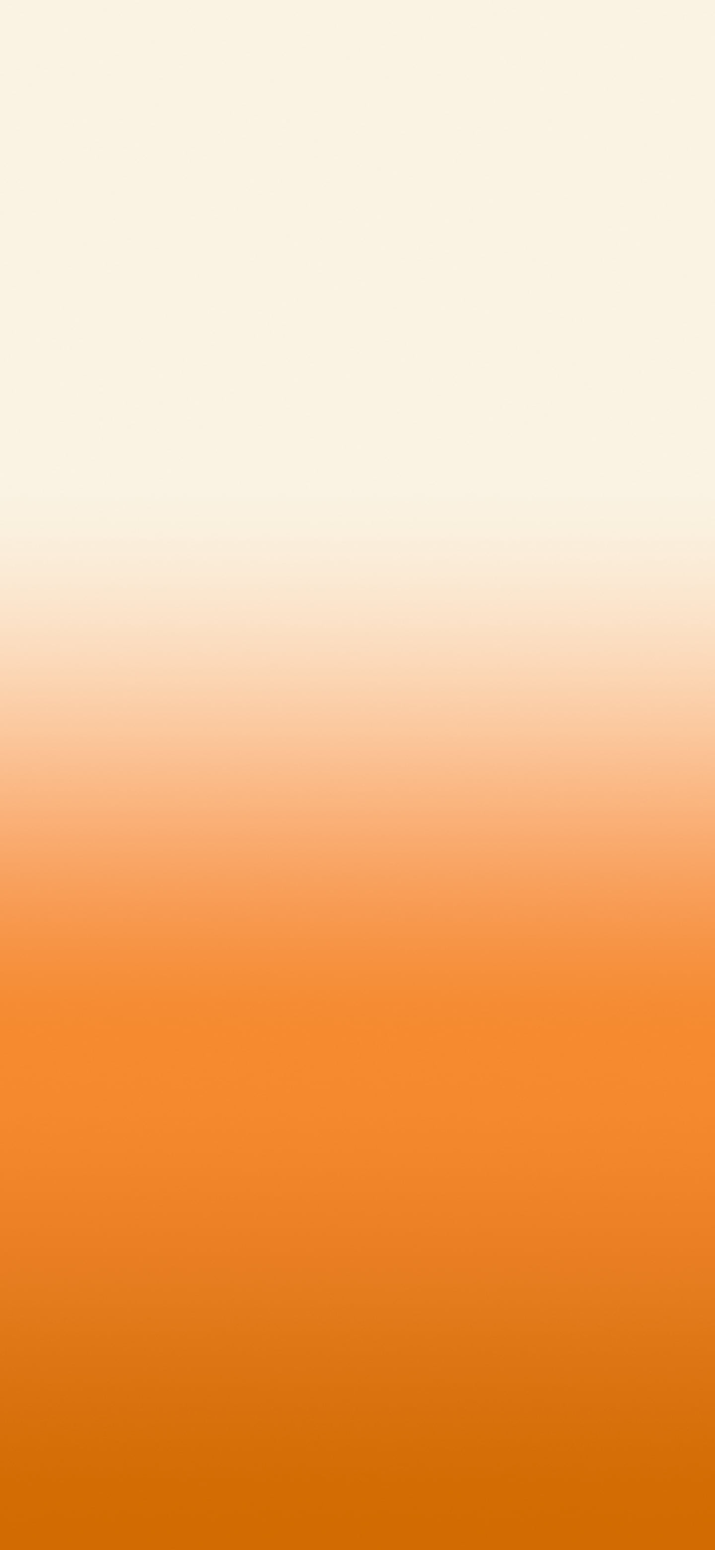 Orange and Cream Ombre Gradient wallpaper for iPhone and Android