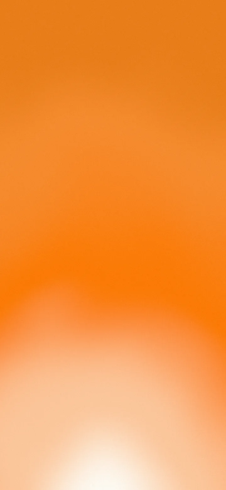 Orange and Cream Sunrise Aura Gradient wallpaper for iPhone and Android