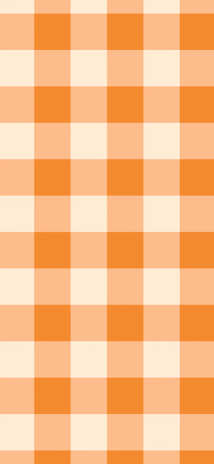 Orange Buffalo Check Plaid wallpaper for iPhone and Android