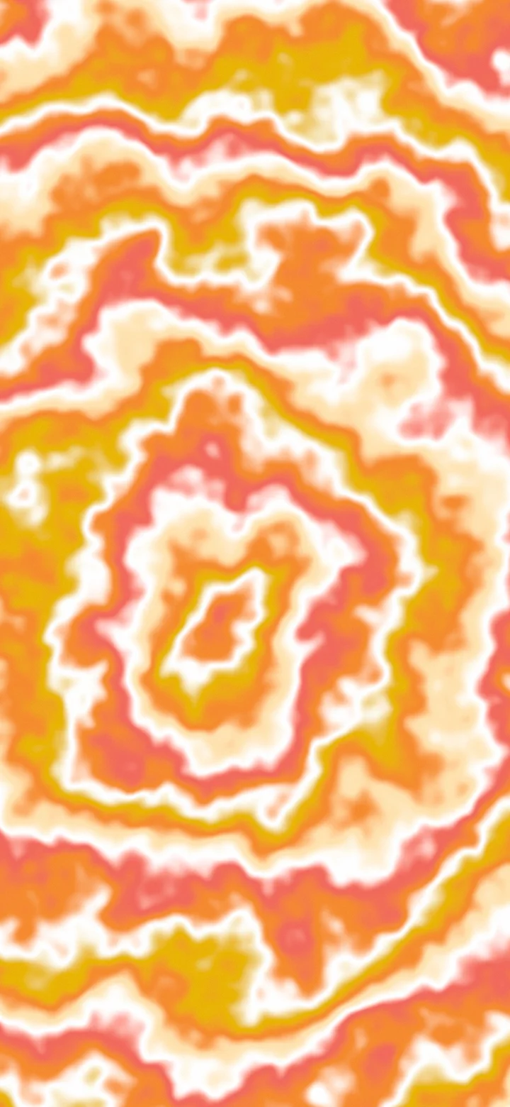 Orange Bullseye Tie Dye wallpaper for iPhone and Android