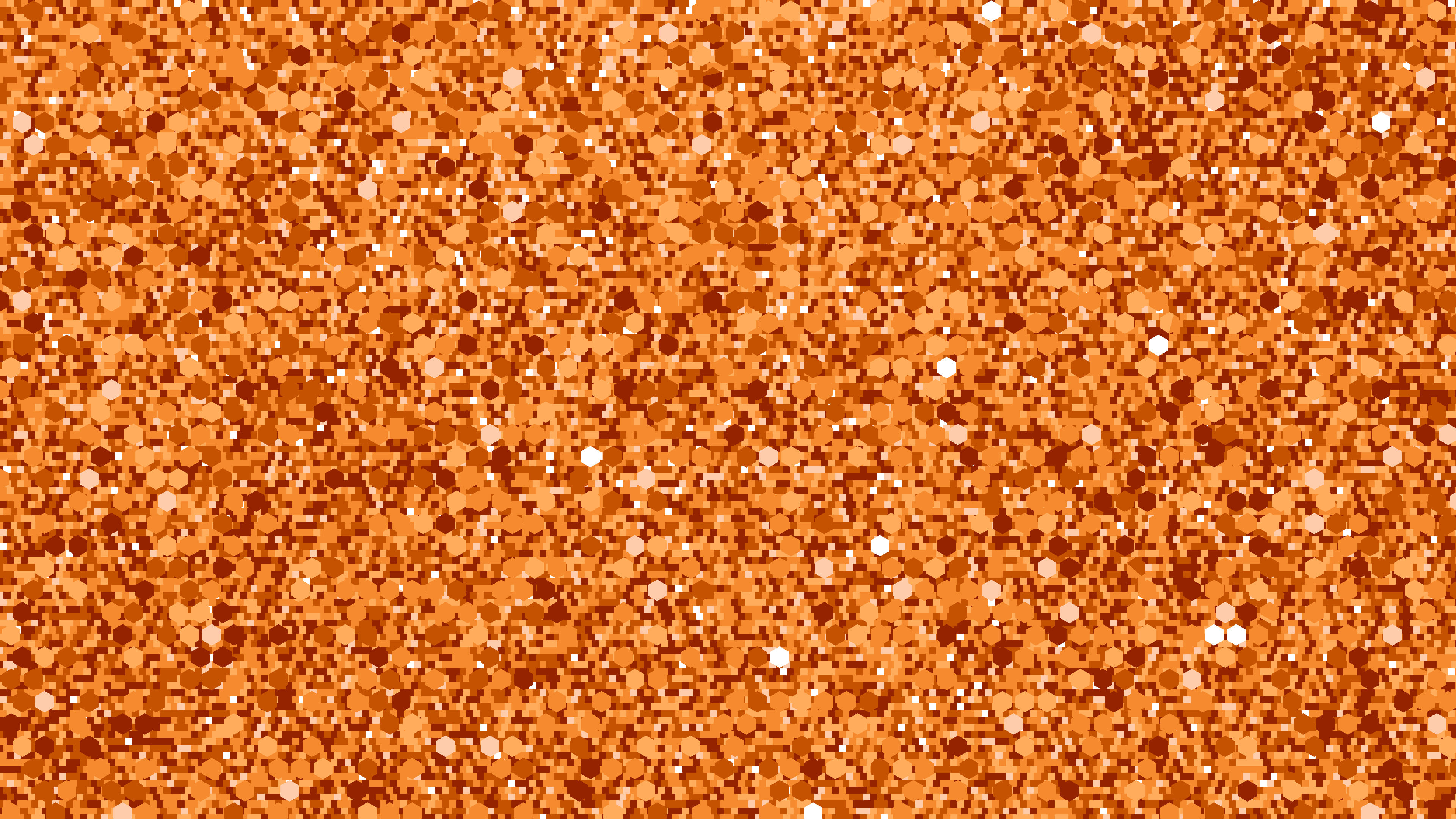 Orange Chunky Glitter desktop wallpaper in 4K