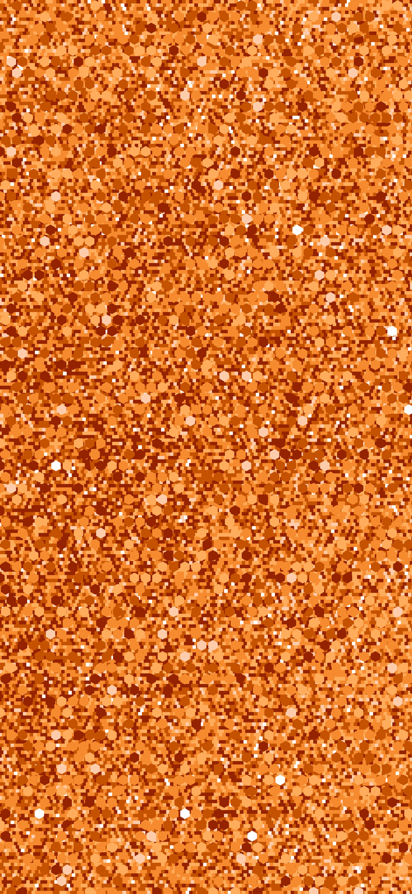 Orange Chunky Glitter wallpaper for iPhone and Android