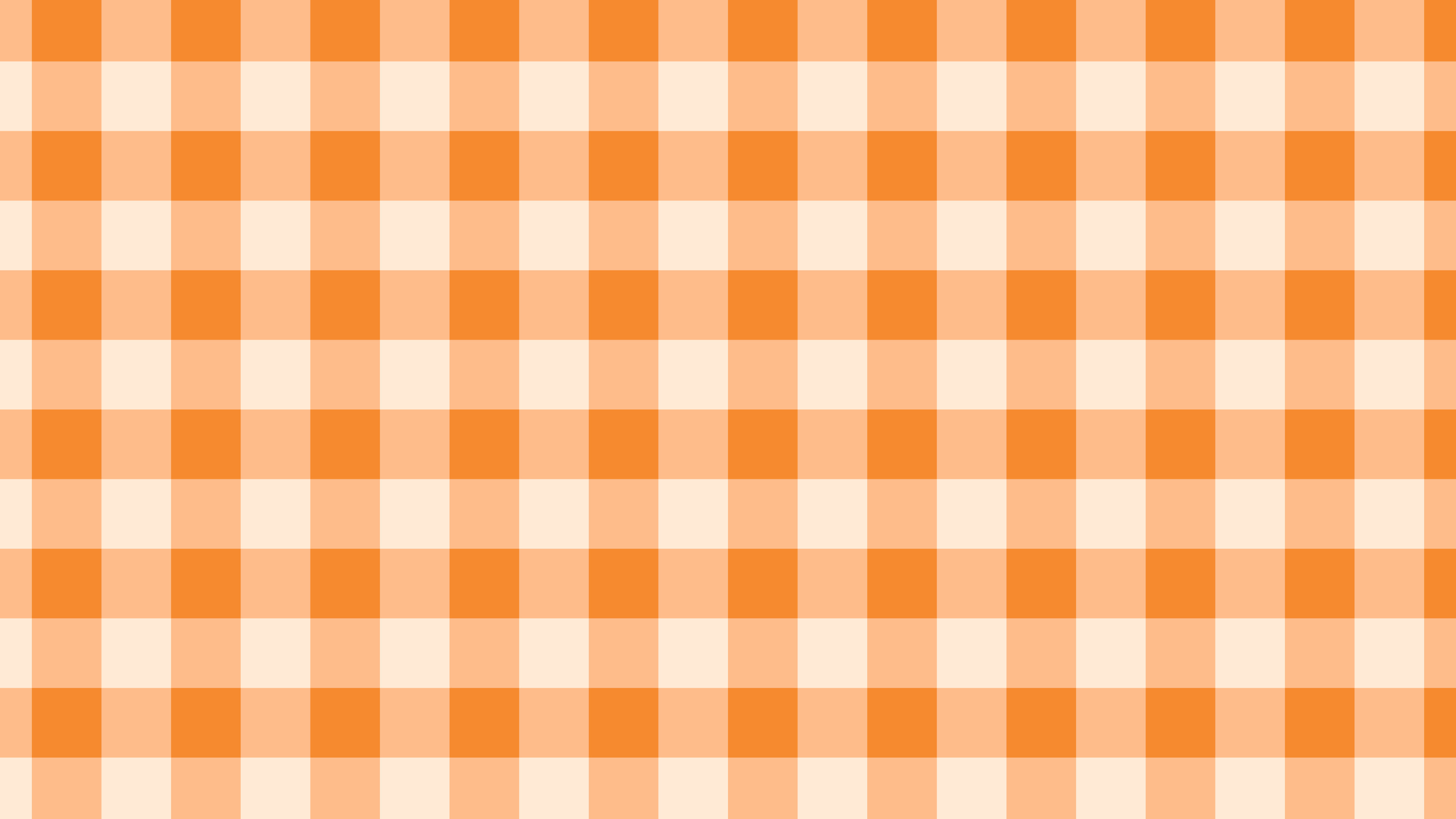 Orange Gingham desktop wallpaper in 4K