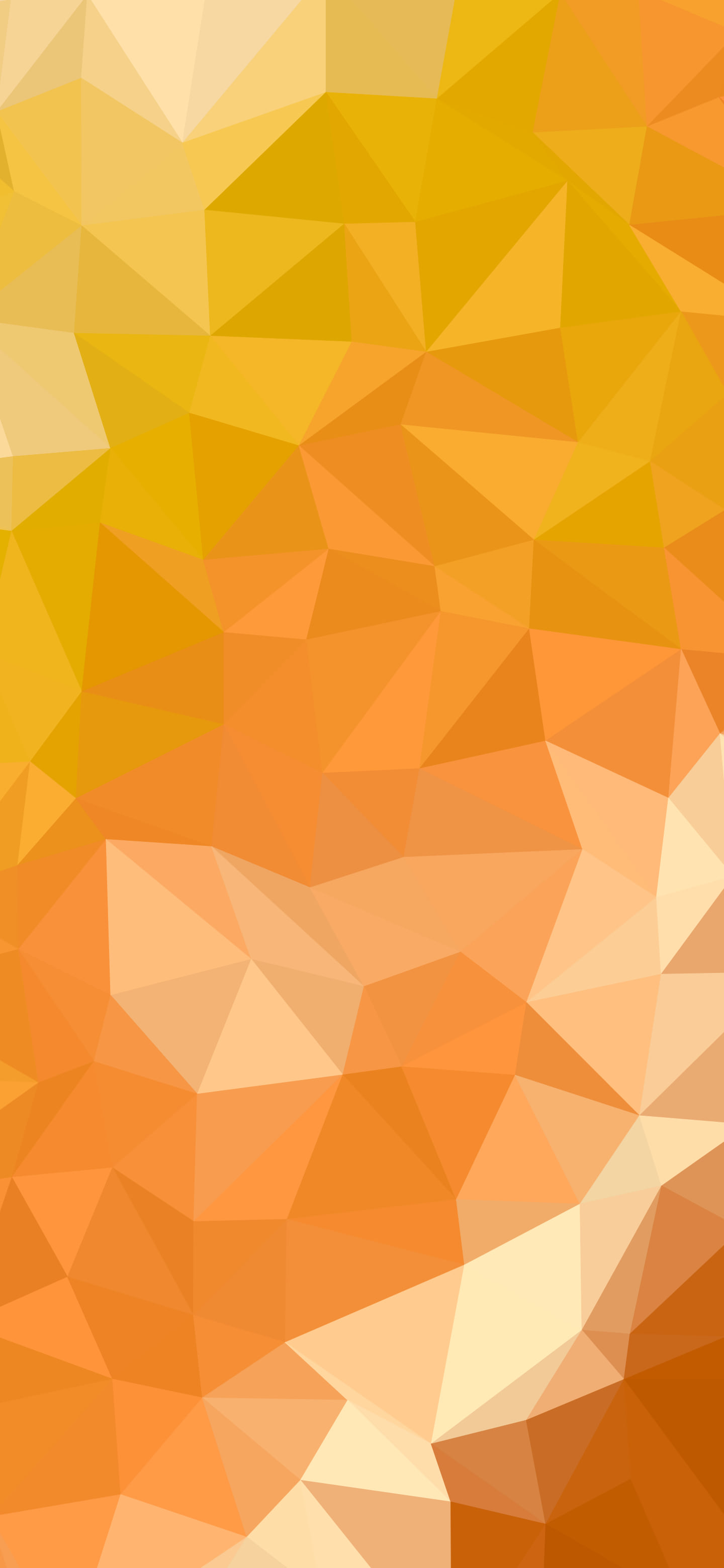 Orange Low Poly wallpaper for iPhone and Android