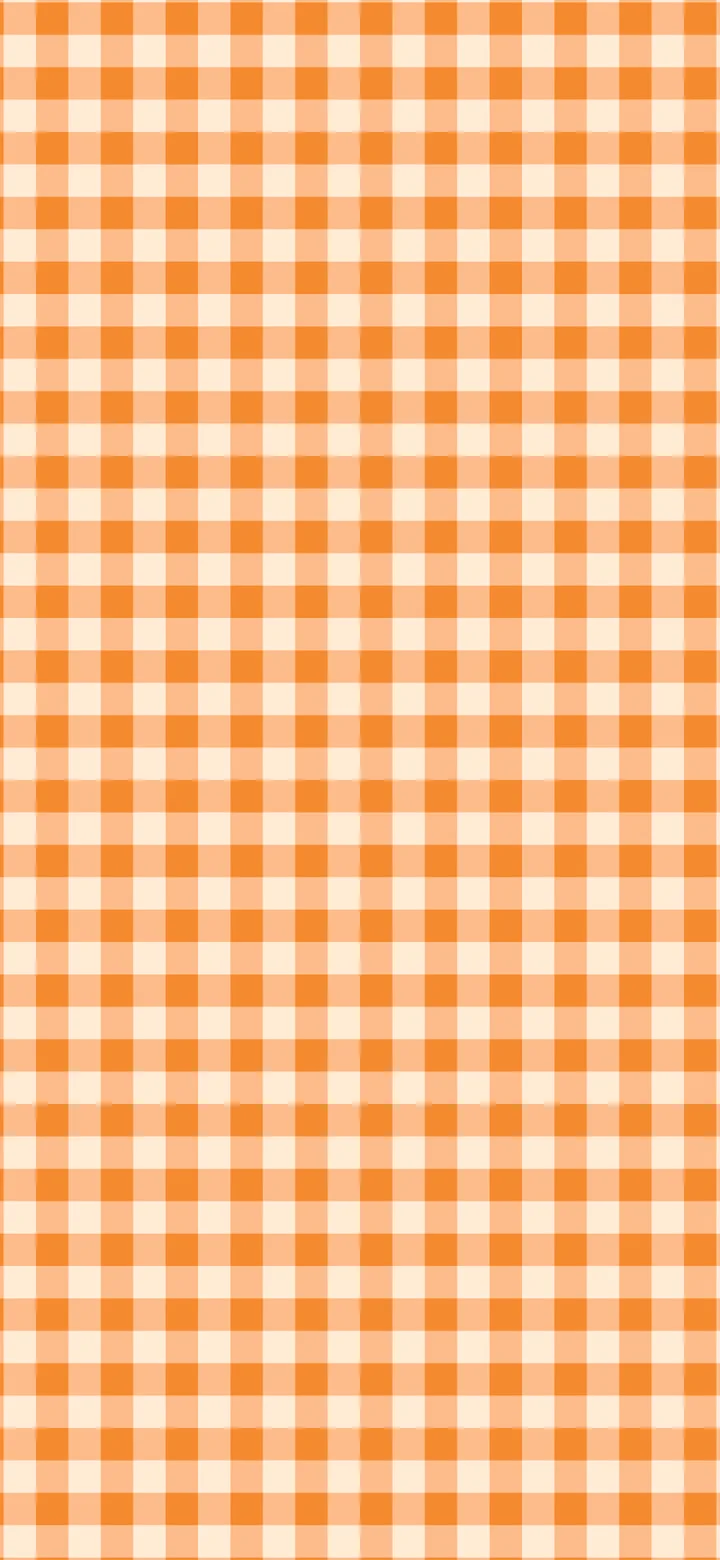 Orange Mini Gingham wallpaper for iPhone and Android