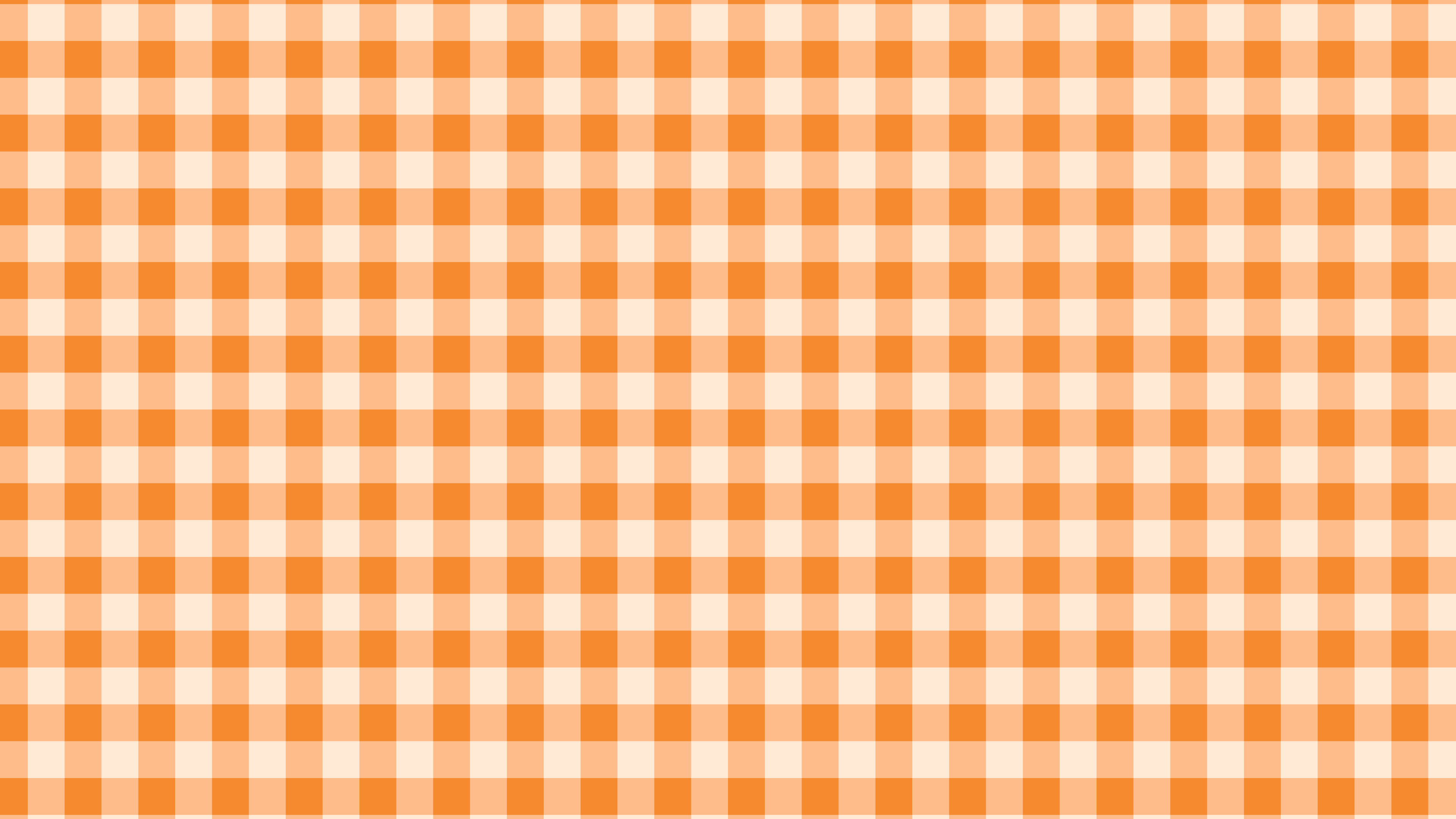 Orange Mini Gingham desktop wallpaper in 4K